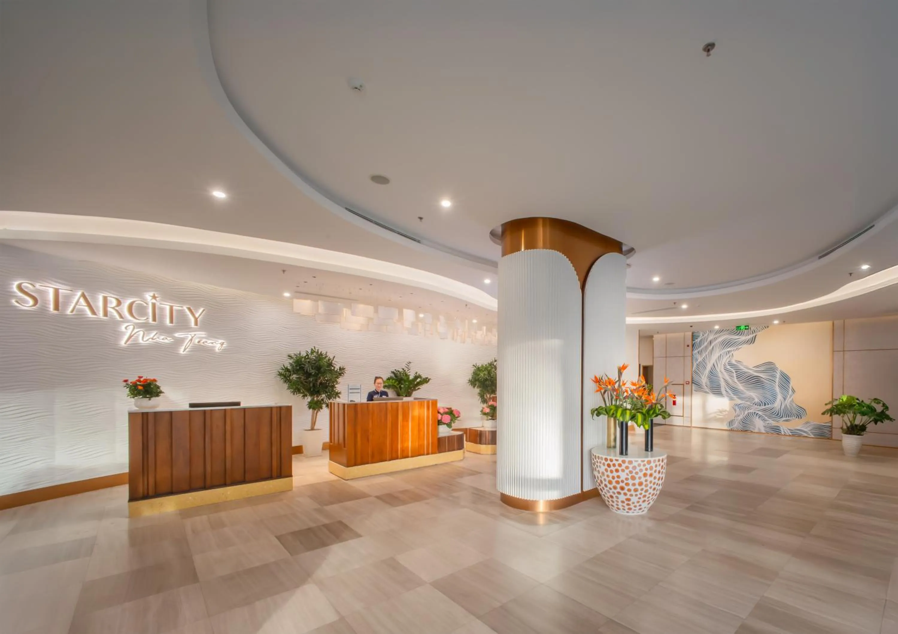 Lobby or reception in Starcity Hotel & Condotel Beachfront Nha Trang