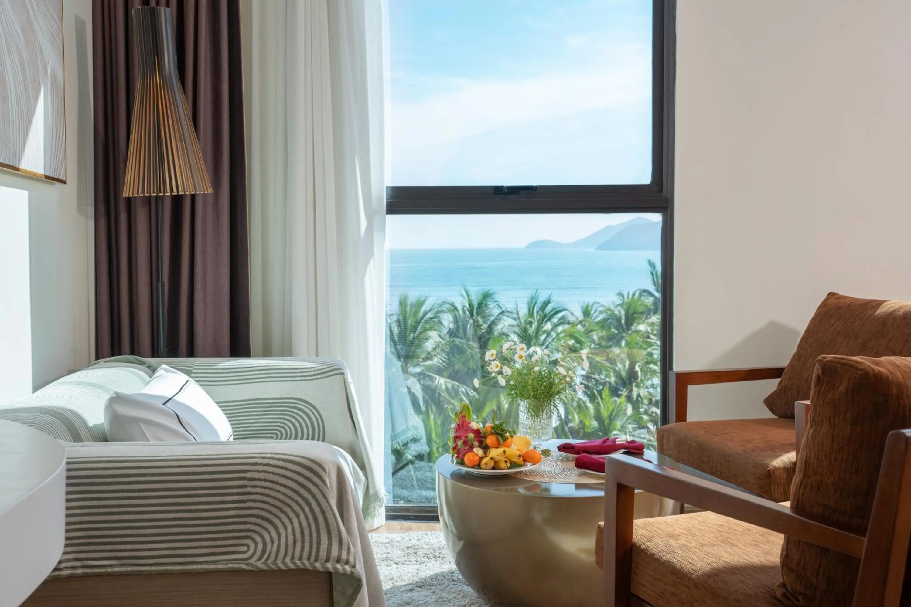 View (from property/room), Bed in Starcity Hotel & Condotel Beachfront Nha Trang