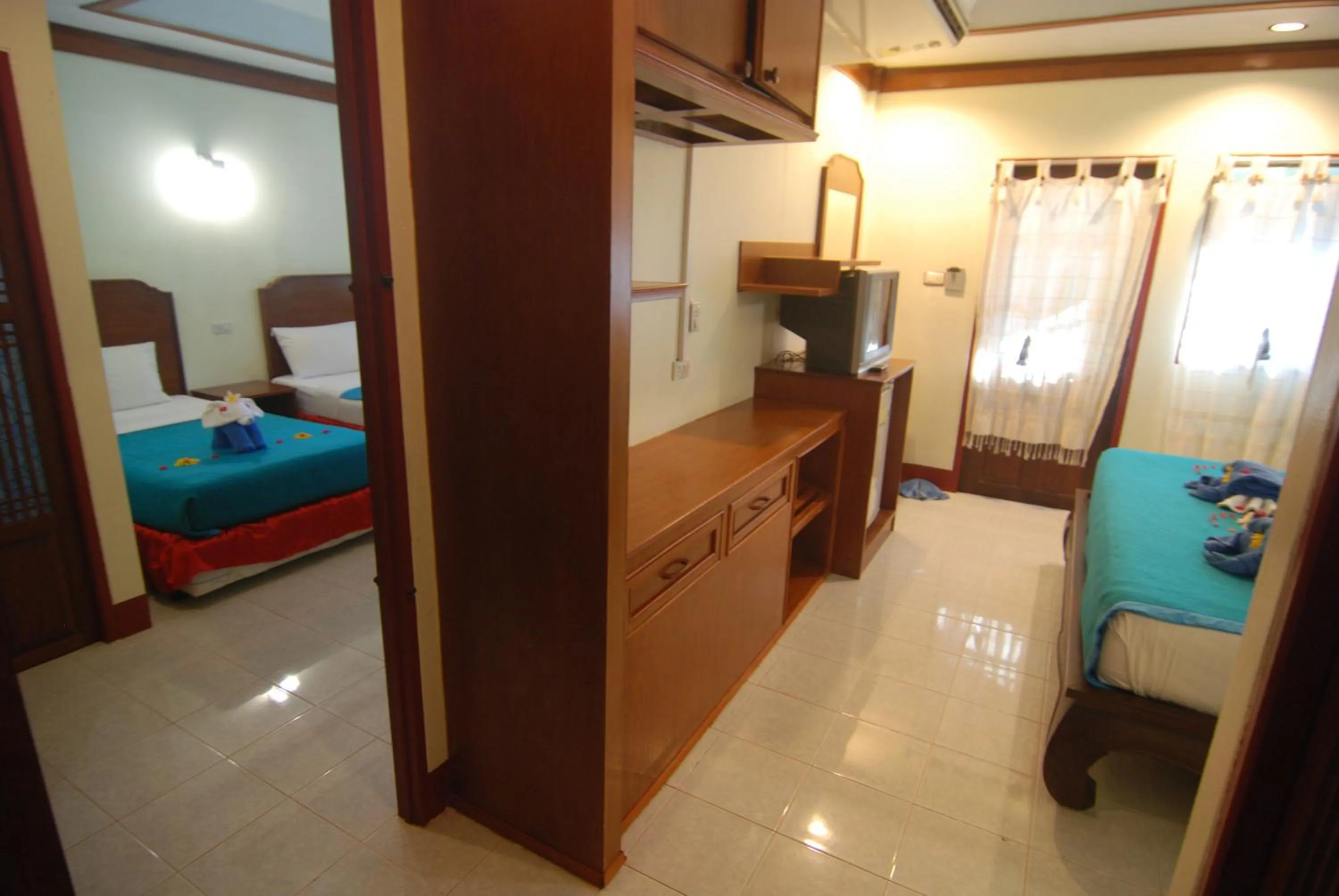 Decorative detail, Bed in Lanta Sea House