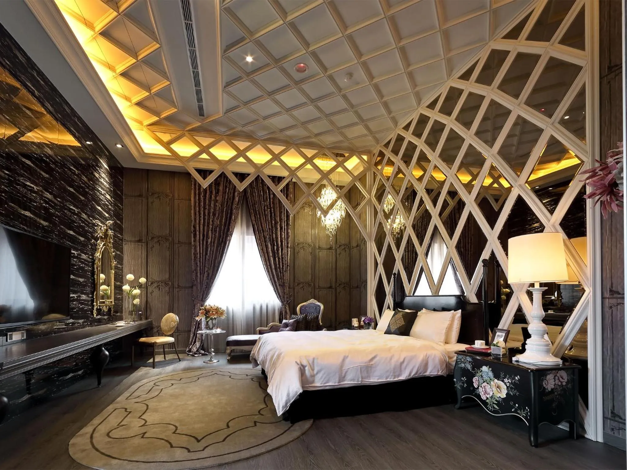 Bedroom, Bed in Shuei Wu Villa