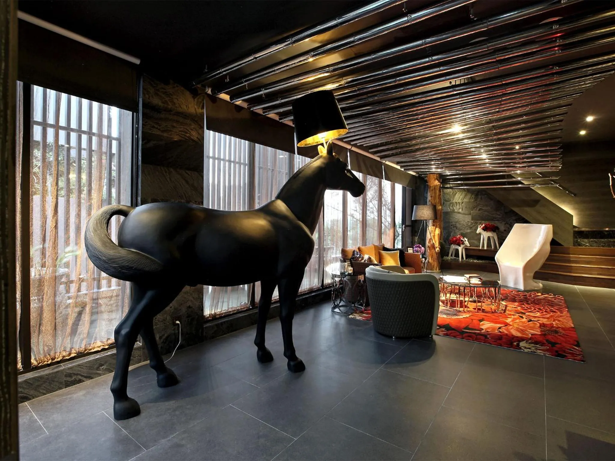 Living room in Shuei Wu Villa