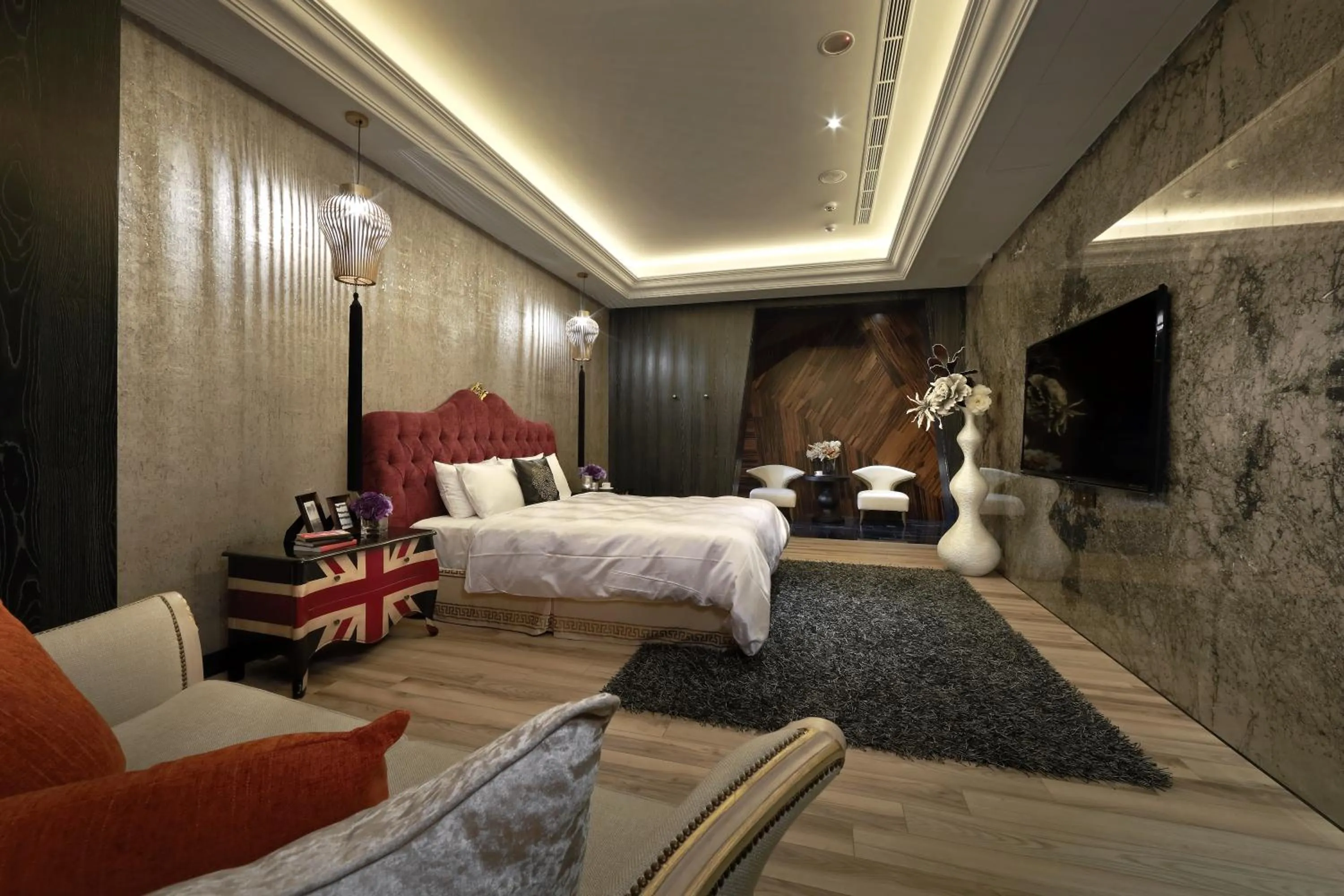 Bedroom, Bed in Shuei Wu Villa