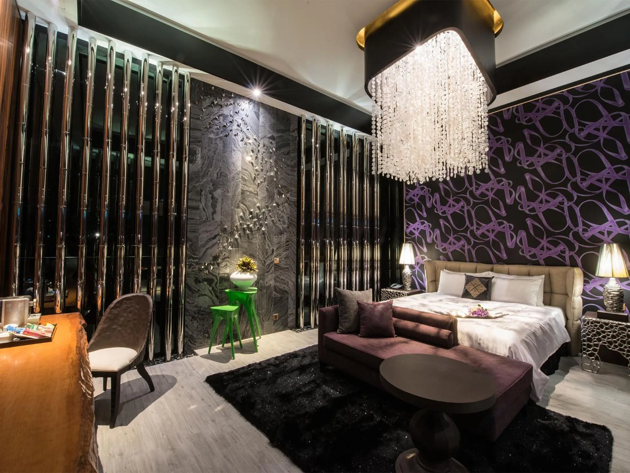 Bedroom, Bed in Shuei Wu Villa