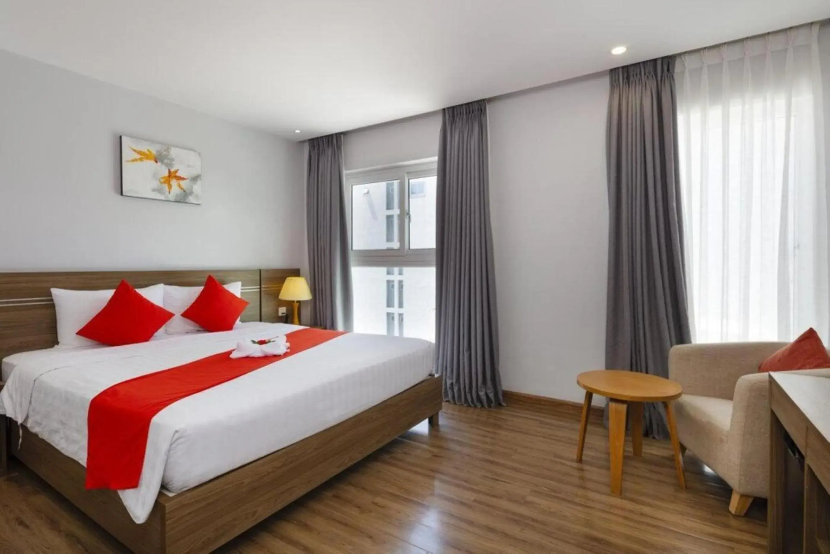 Bedroom, Bed in Maple Leaf Hotel & Apartment Bedroom, Bed in Maple Leaf Hotel & Apartment