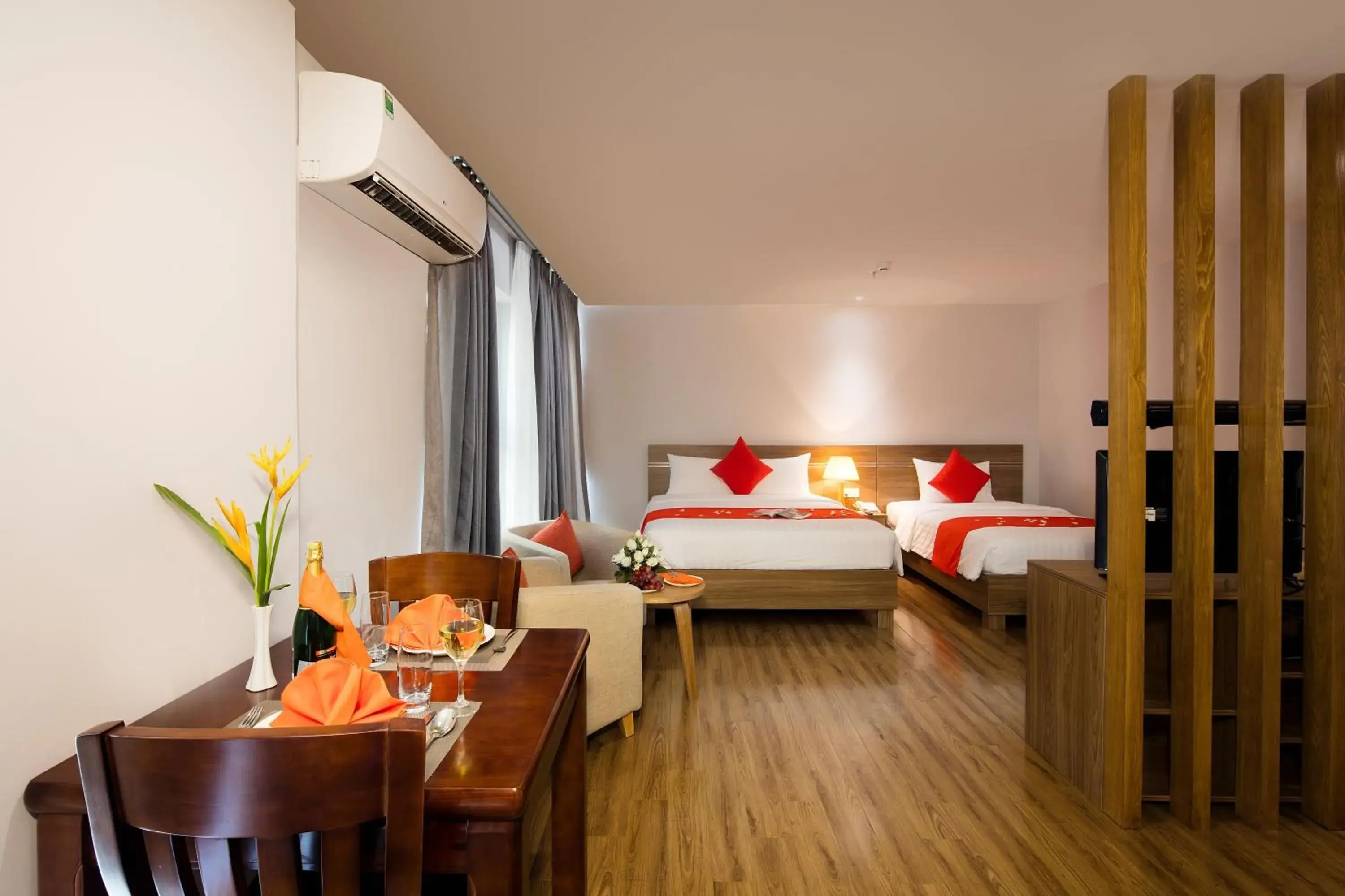 Bedroom, Bed in Maple Leaf Hotel & Apartment Bedroom, Bed in Maple Leaf Hotel & Apartment