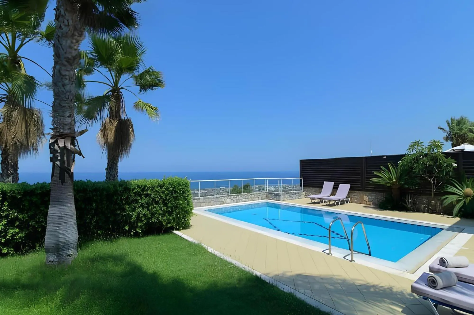 Swimming pool in The Noverian Scenic Crete 5 Star Hilltop Villa Resort & Spa