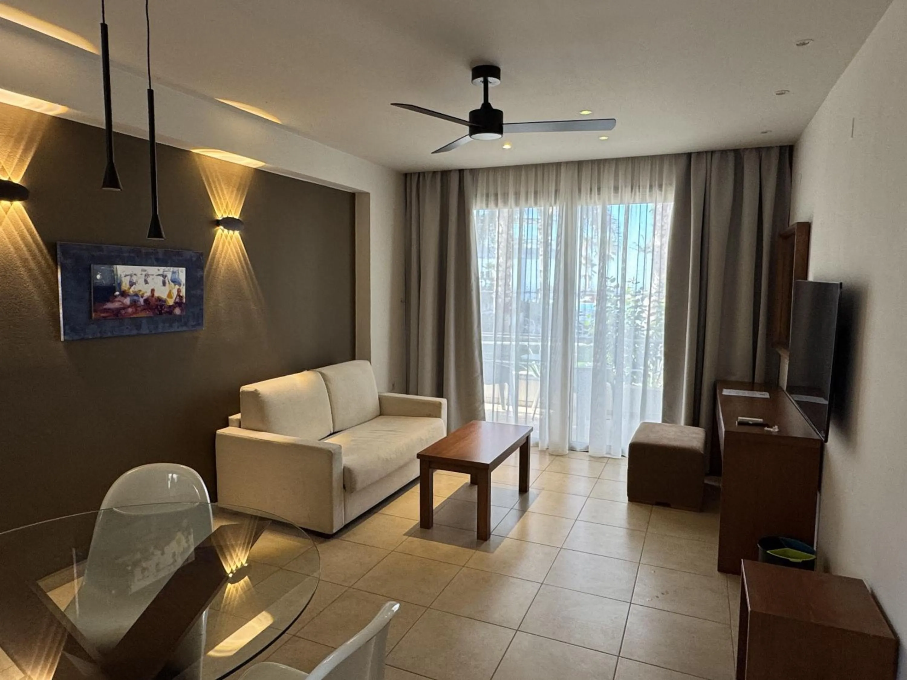 Living room in The Noverian Scenic Crete 5 Star Hilltop Villa Resort & Spa