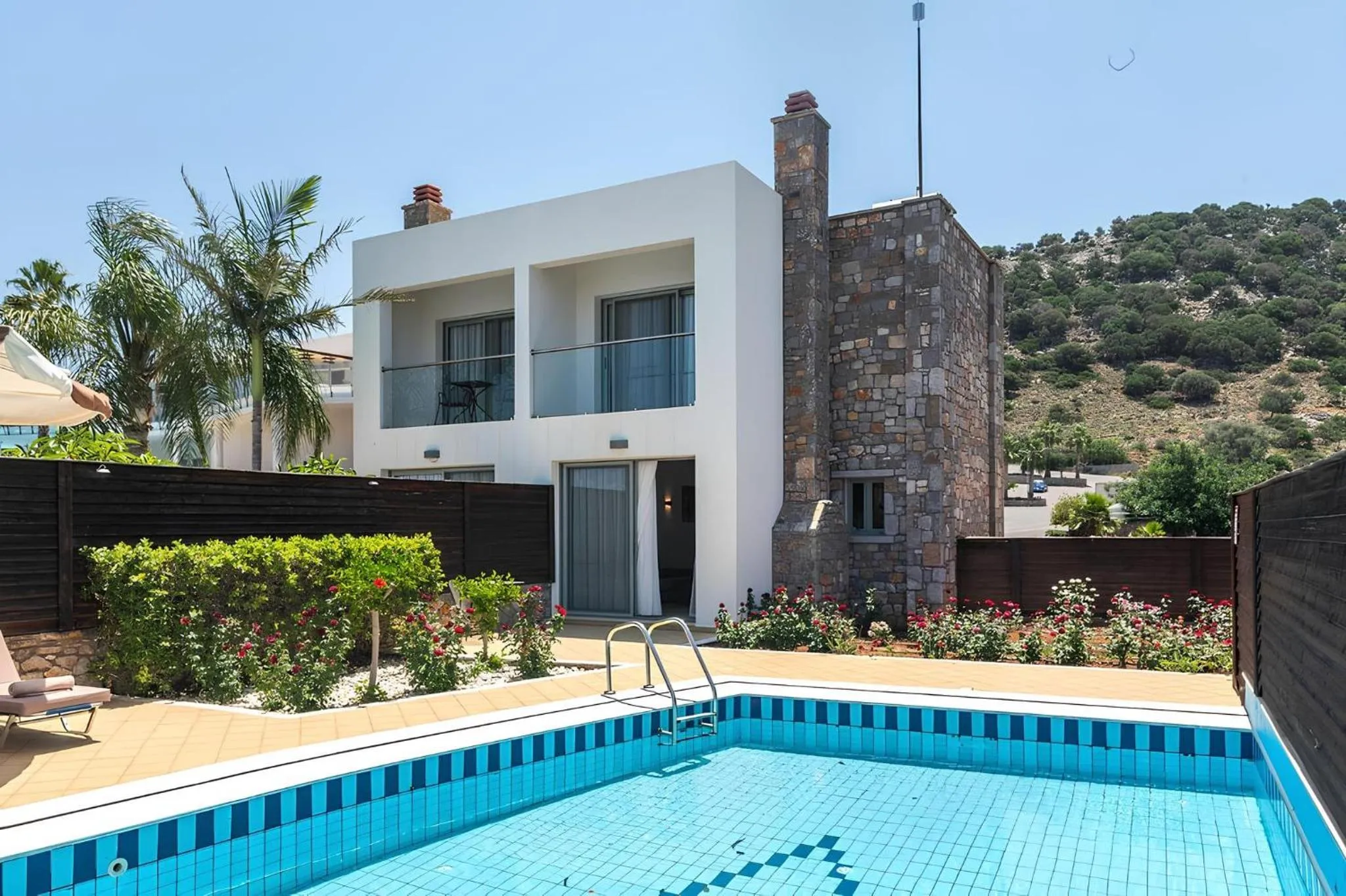 Swimming pool in The Noverian Scenic Crete 5 Star Hilltop Villa Resort & Spa