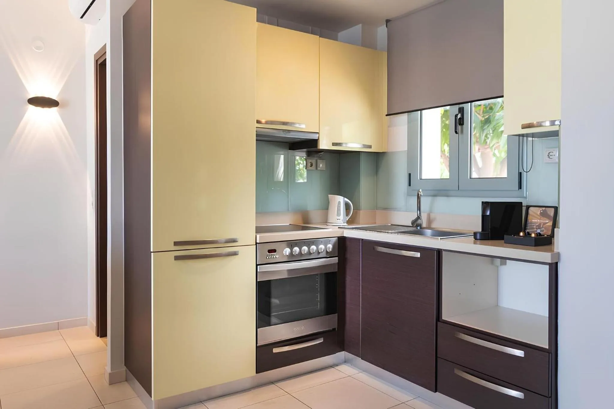 kitchen in The Noverian Scenic Crete 5 Star Hilltop Villa Resort & Spa