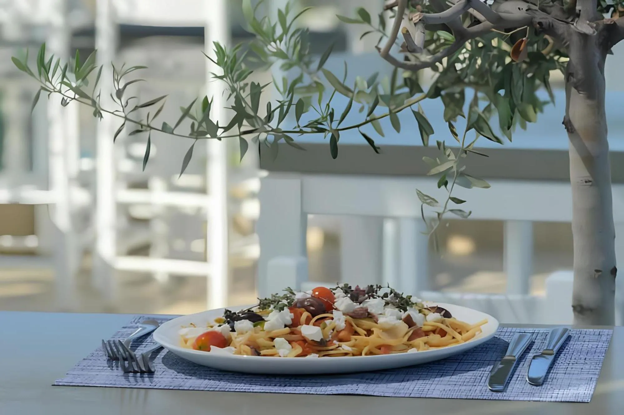 Food close-up in The Noverian Scenic Crete 5 Star Hilltop Villa Resort & Spa