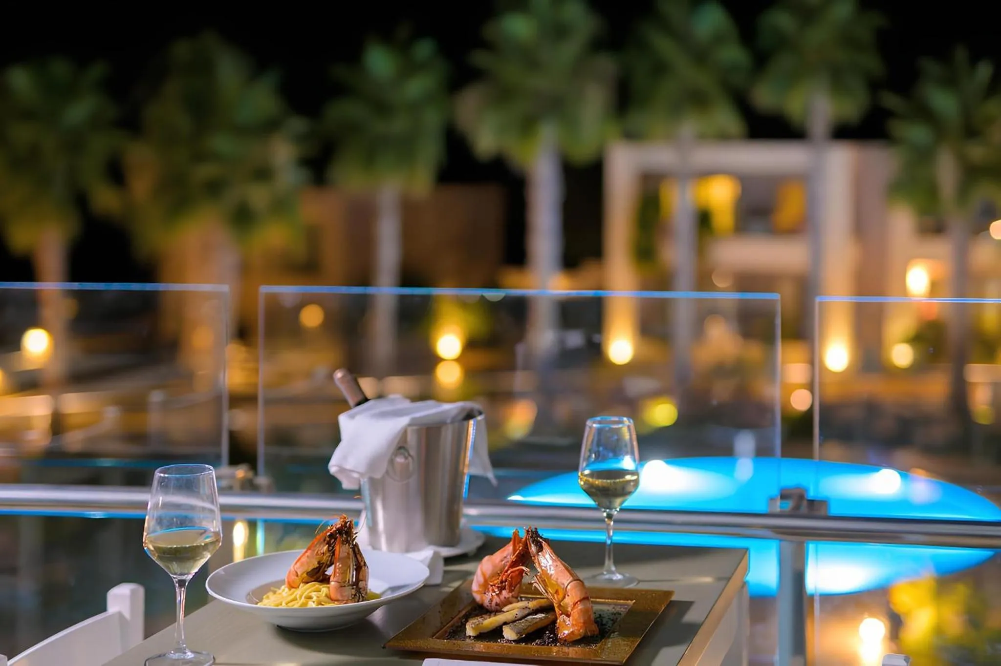 Night in The Noverian Scenic Crete 5 Star Hilltop Villa Resort & Spa