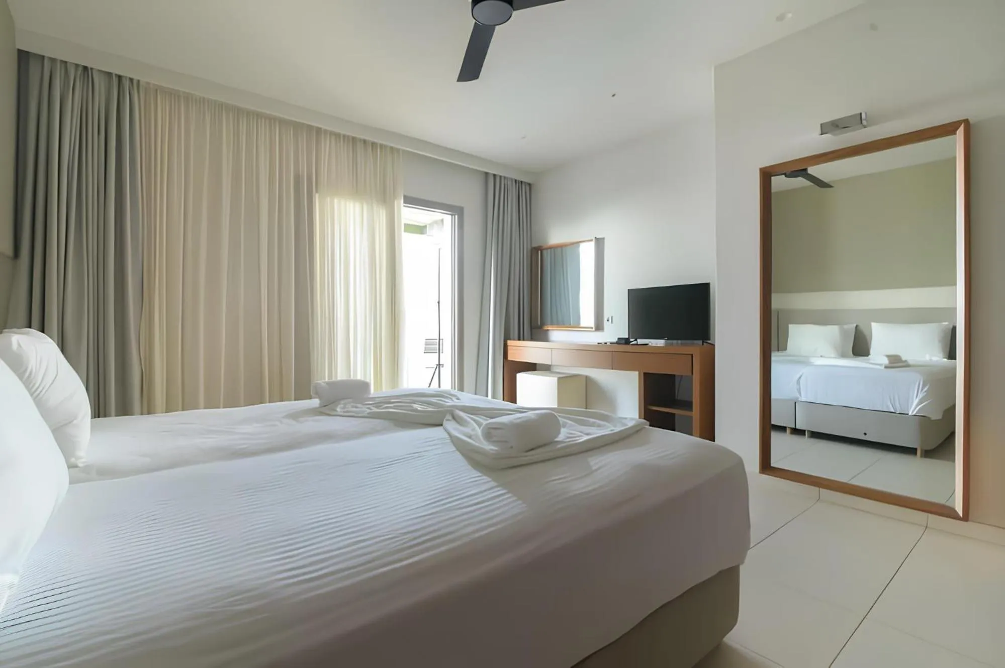 Bed in The Noverian Scenic Crete 5 Star Hilltop Villa Resort & Spa