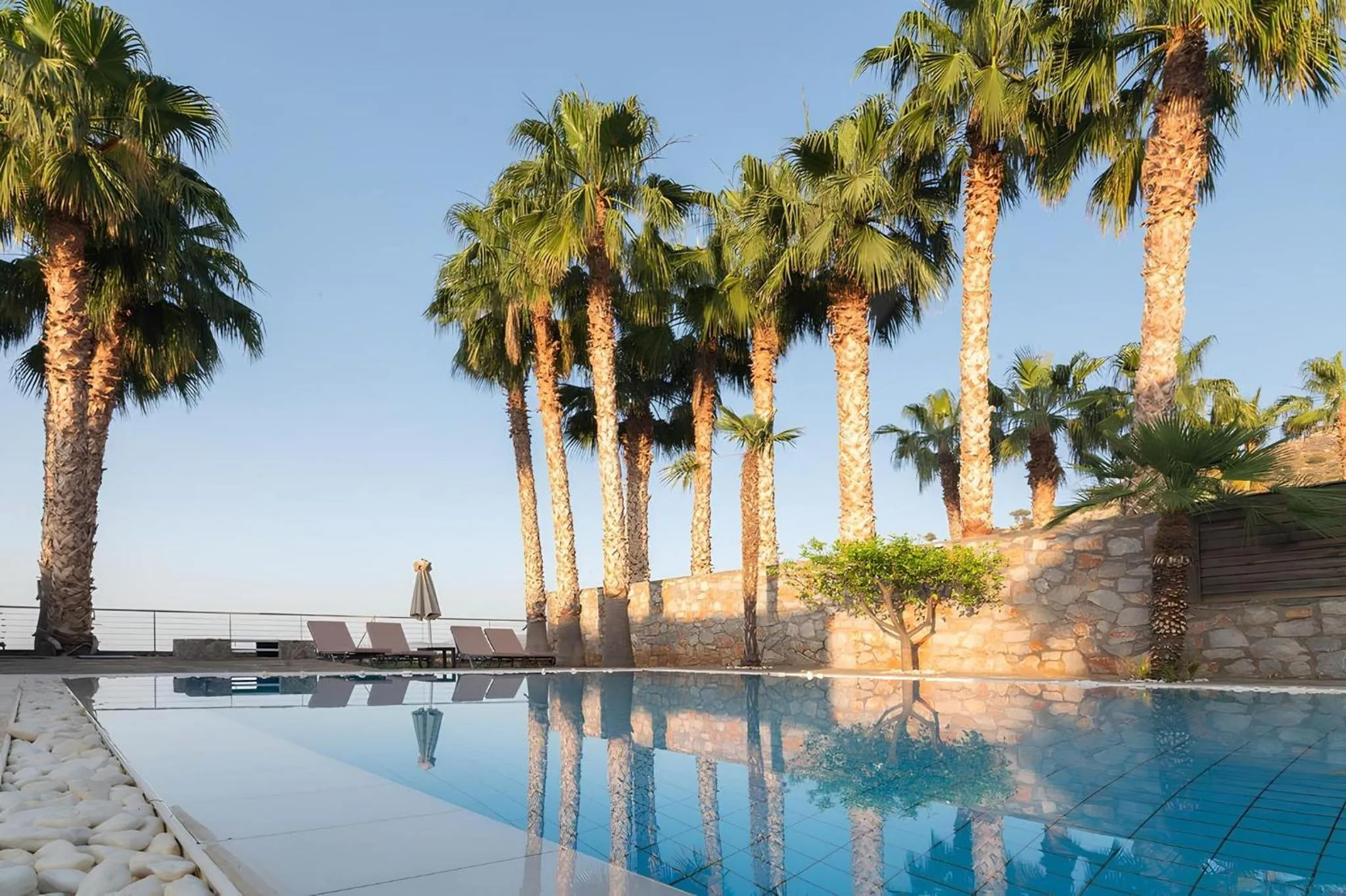 Swimming pool in The Noverian Scenic Crete 5 Star Hilltop Villa Resort & Spa