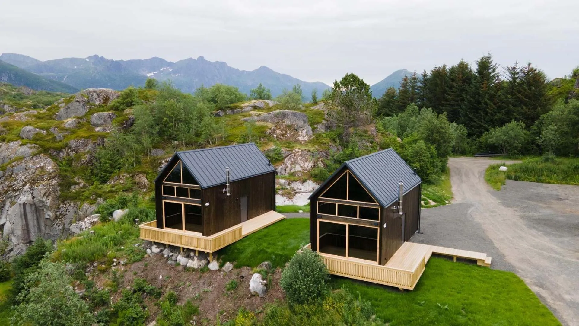 Bird's eye view in Skårungen - Hotel, Cabins and Camping