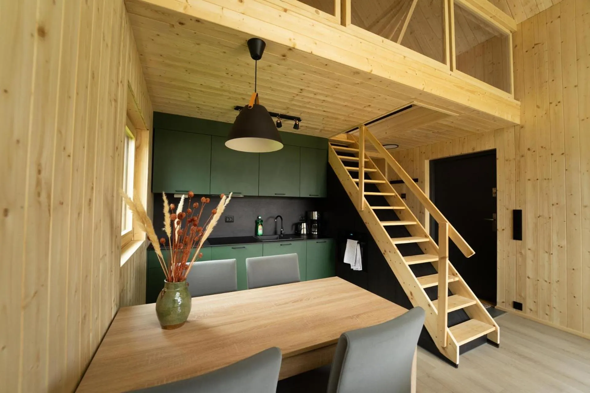 Kitchen or kitchenette in Skårungen - Hotel, Cabins and Camping