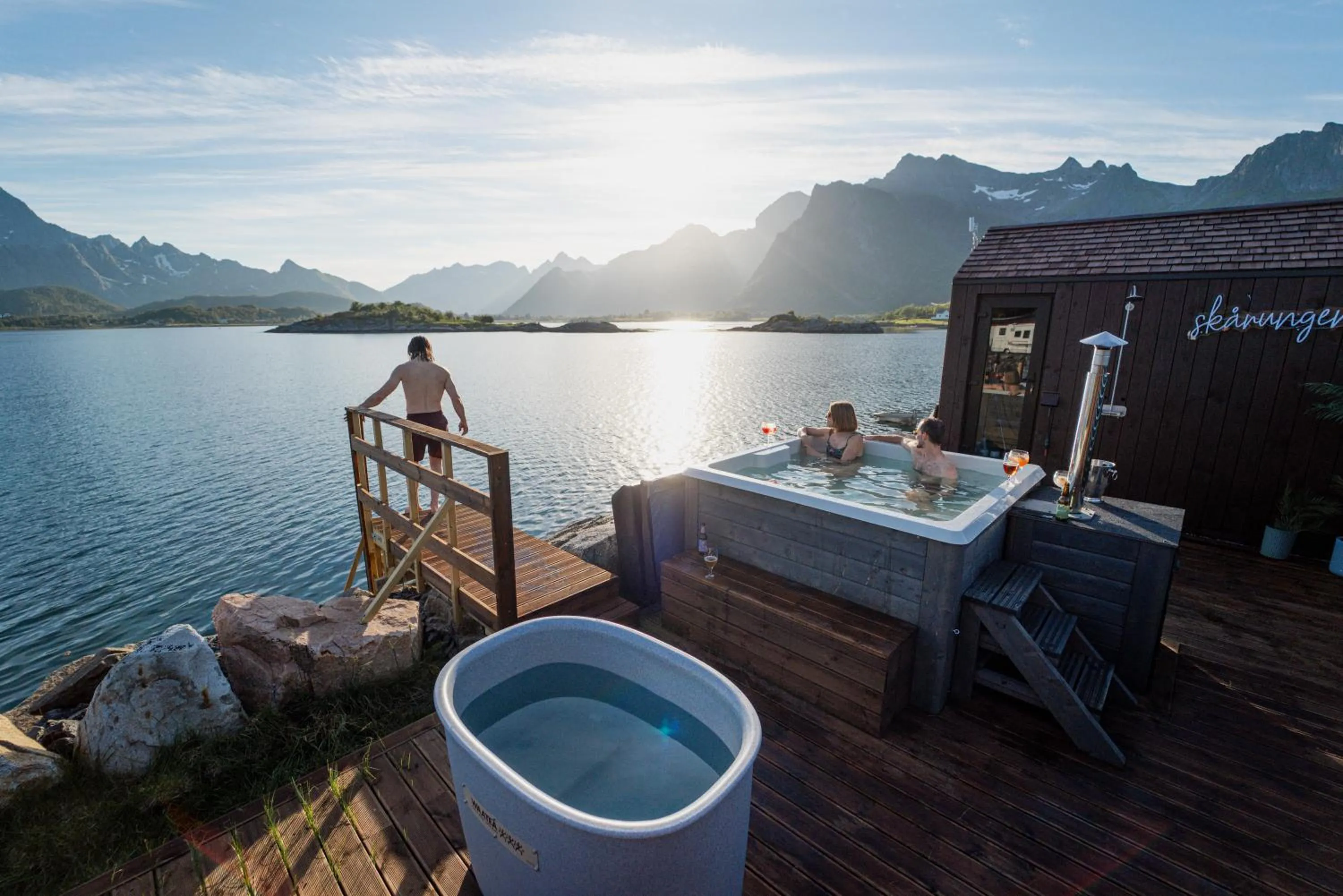 Hot Tub in Skårungen - Hotel, Cabins and Camping