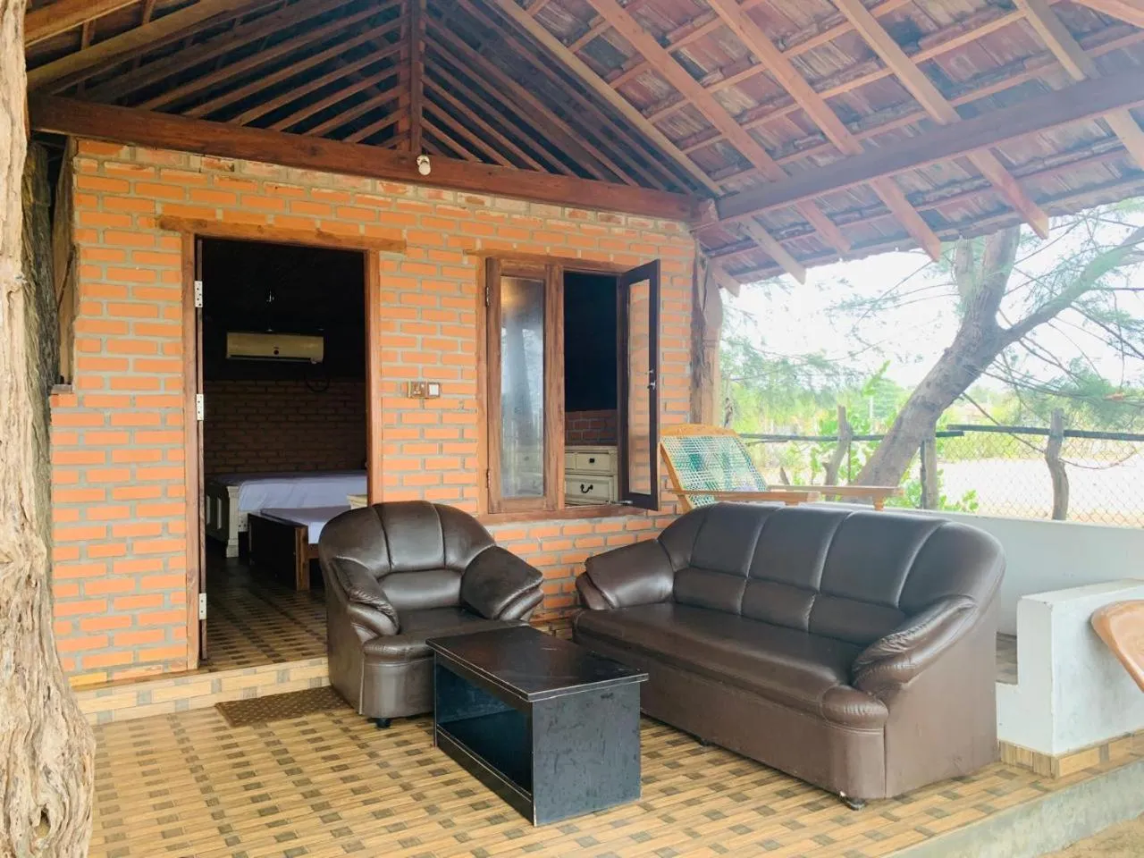 Patio in Shim Beach Resort