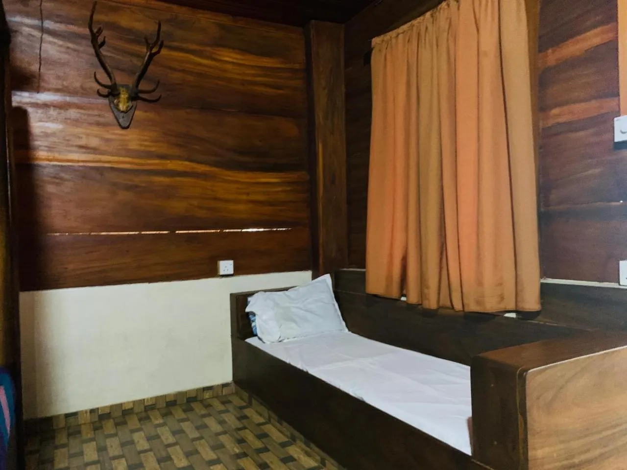 Bed in Shim Beach Resort