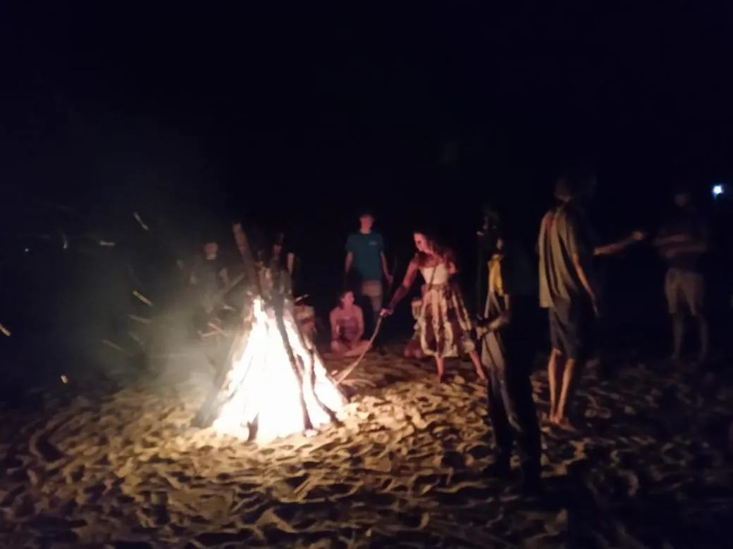 People in Shim Beach Resort