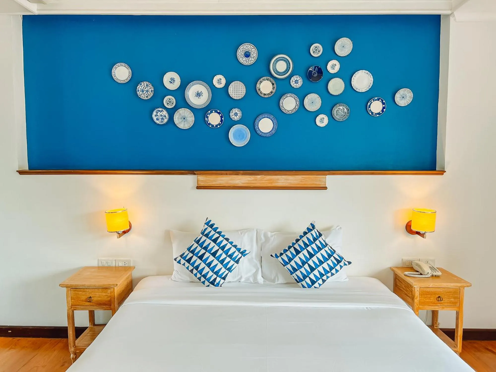 Decorative detail, Bed in Pai Cherkaew Boutique House