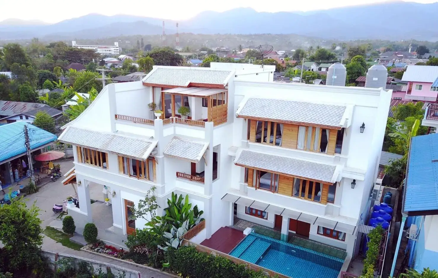 Bird's eye view in Pai Cherkaew Boutique House Bird's eye view in Pai Cherkaew Boutique House