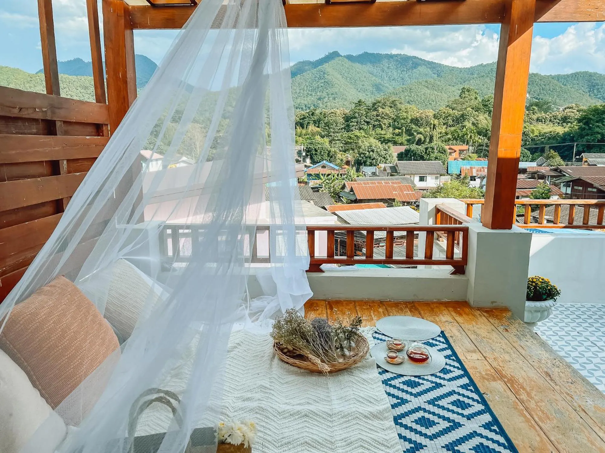 Mountain view in Pai Cherkaew Boutique House