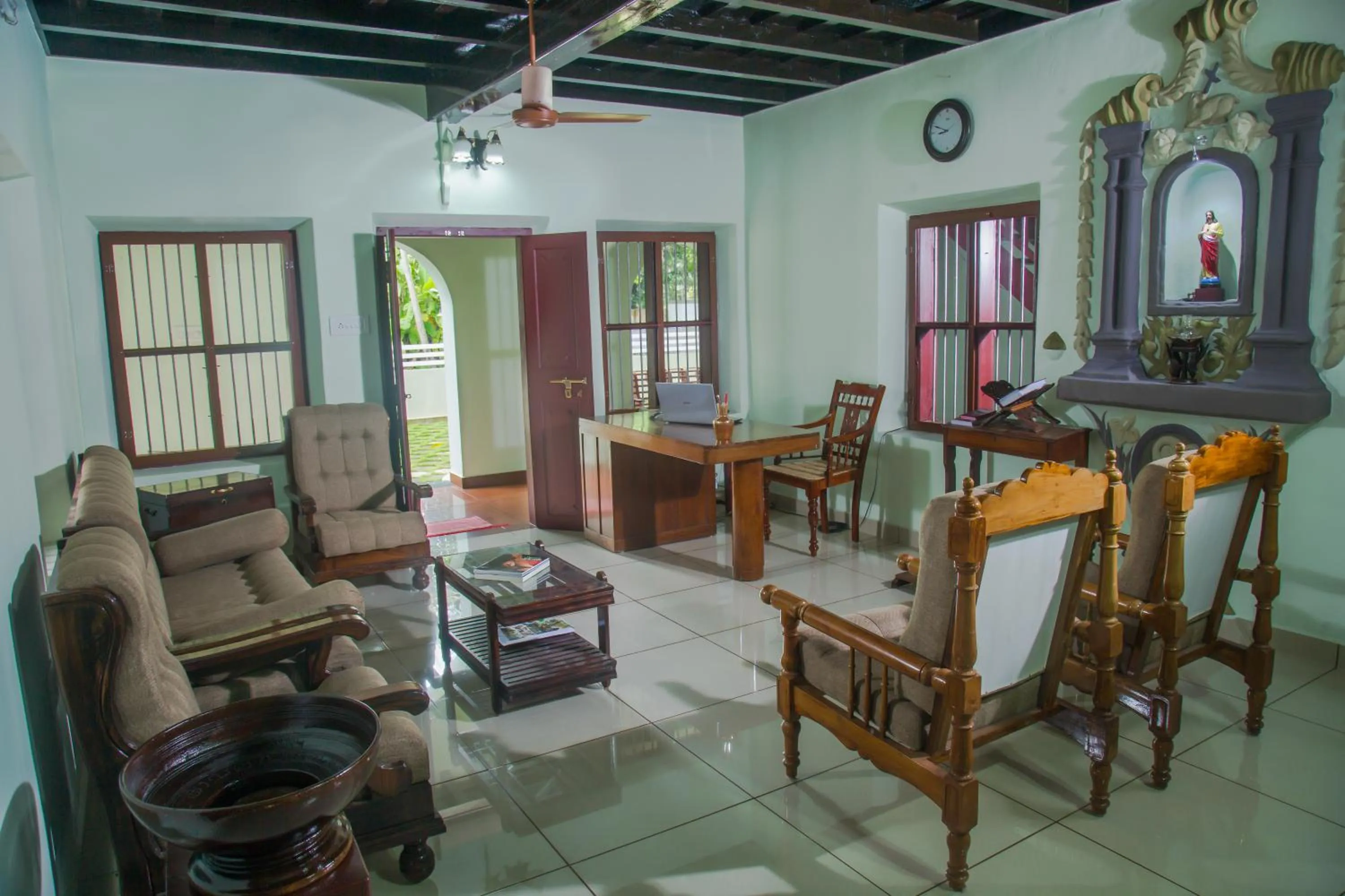 Lobby or reception in Lake County Heritage Home