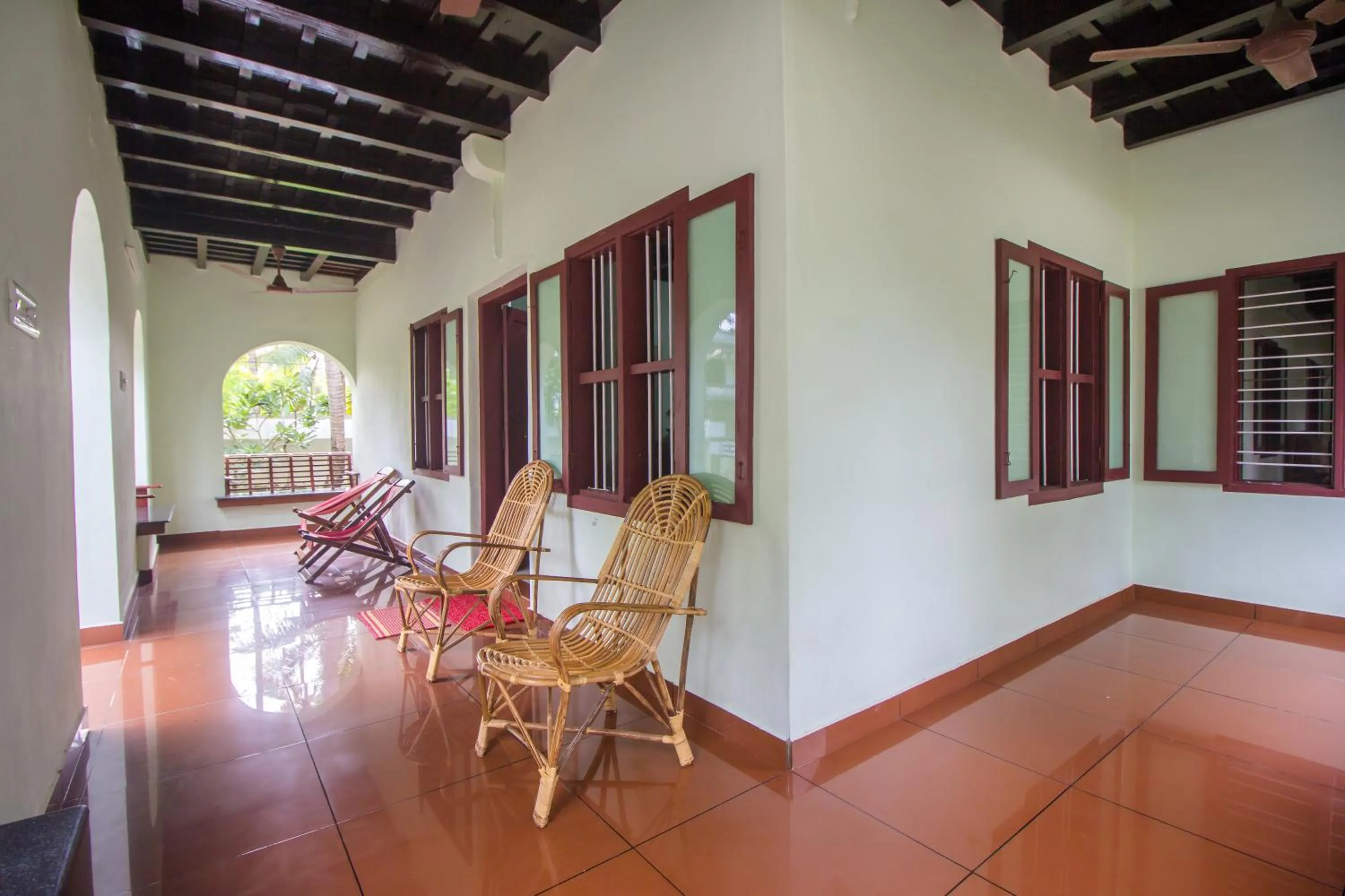 Patio in Lake County Heritage Home