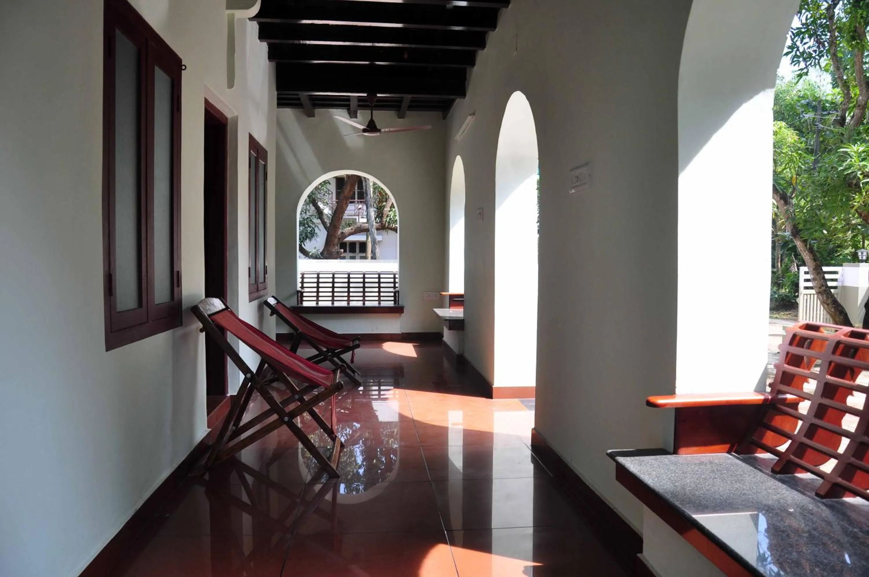 Patio in Lake County Heritage Home