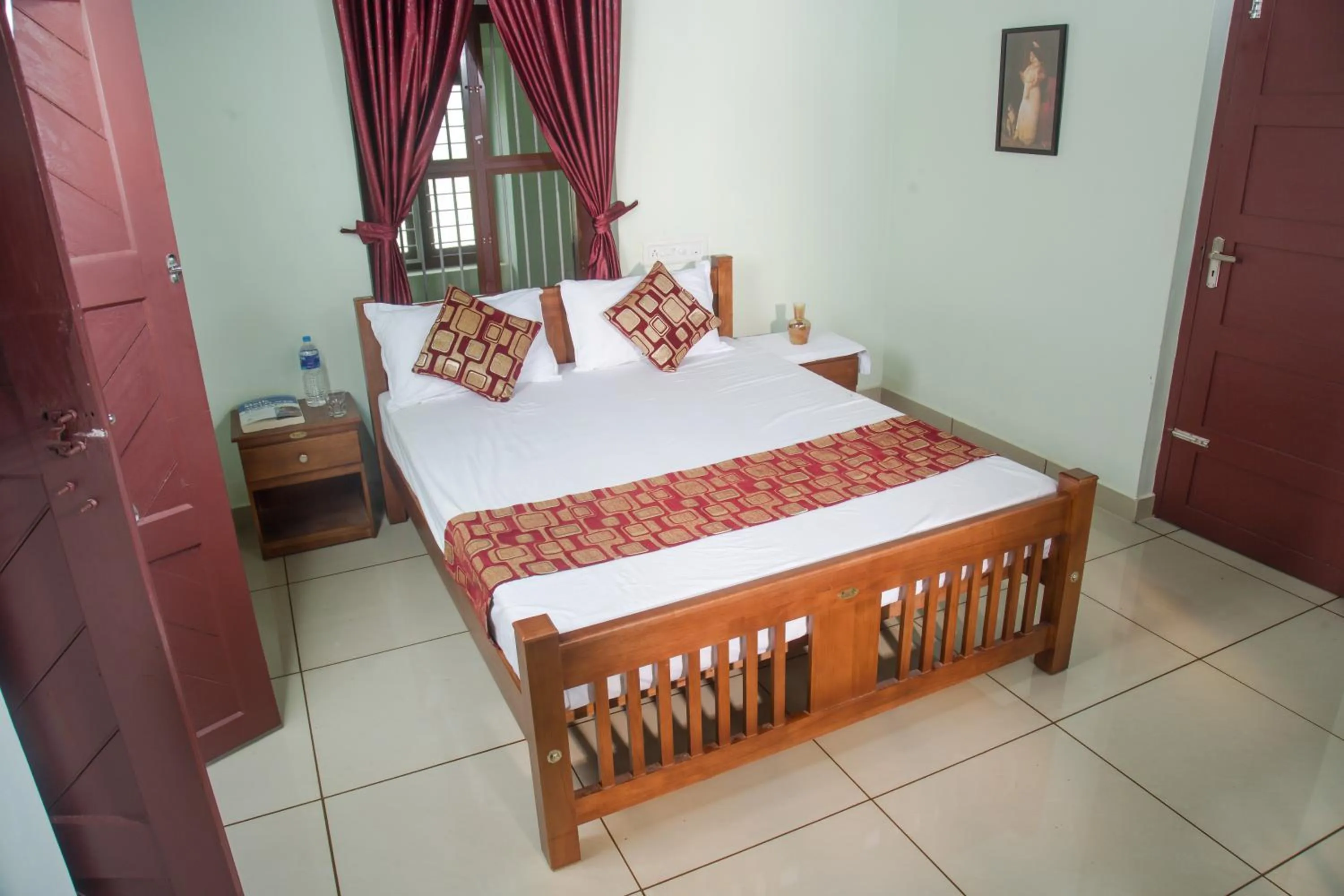 Photo of the whole room, Bed in Lake County Heritage Home