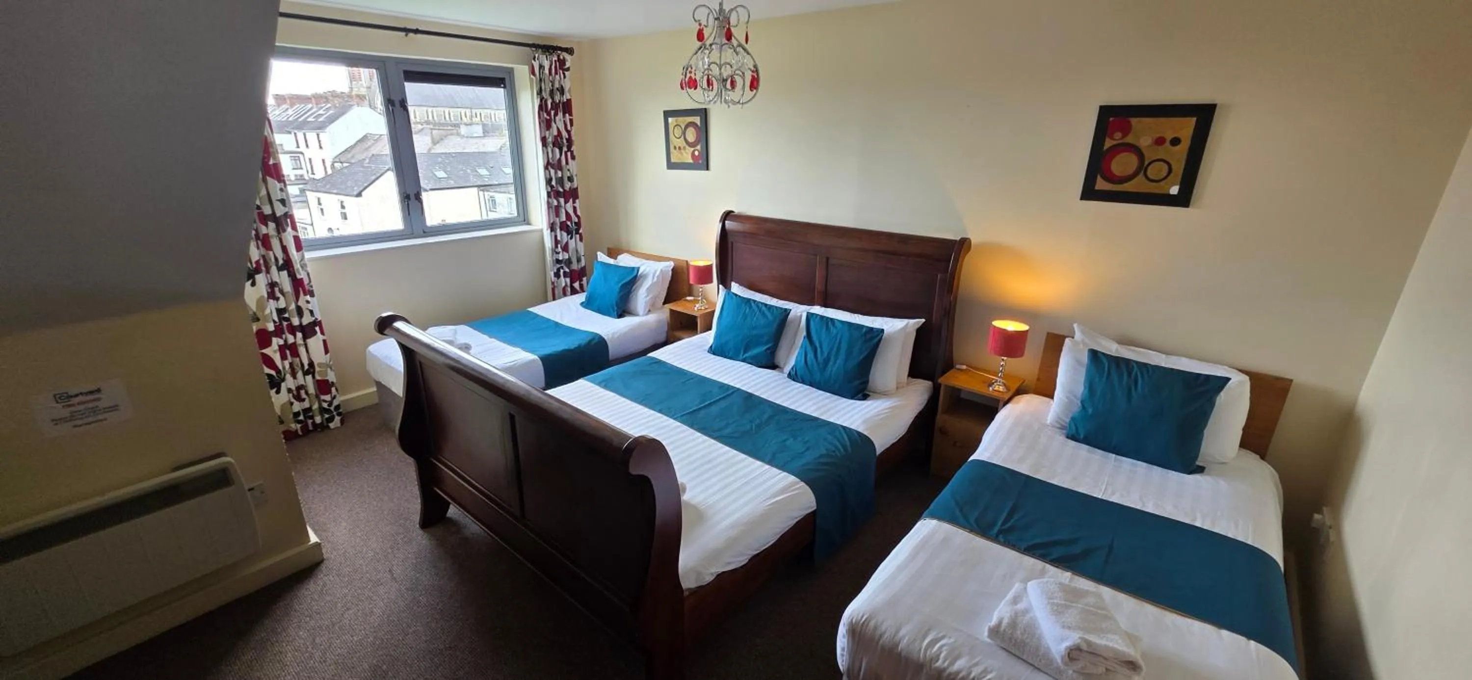 Bed in The Courtyard Apartments