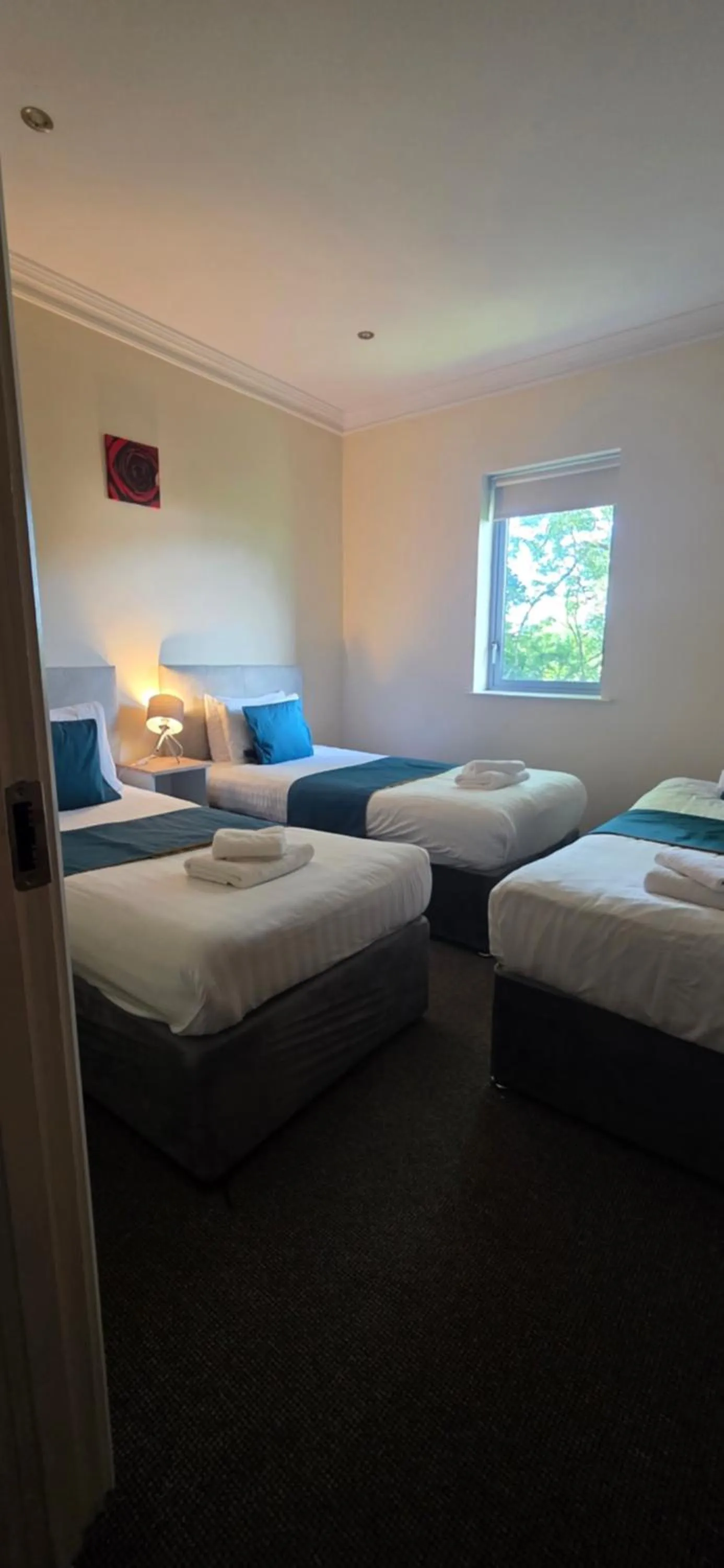 Bed in The Courtyard Apartments