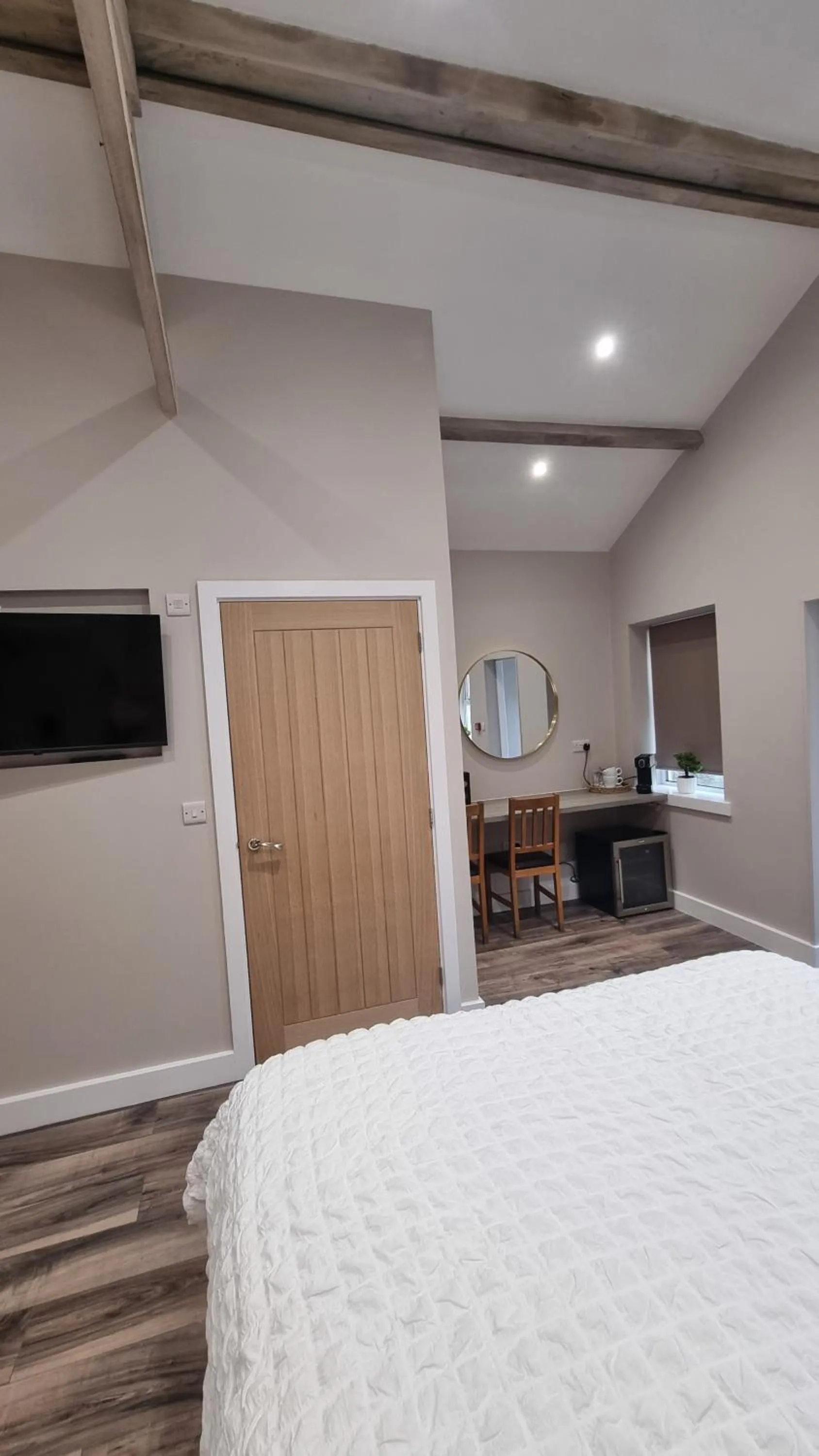 Bed in The Dolphin Hotel & Restaurant