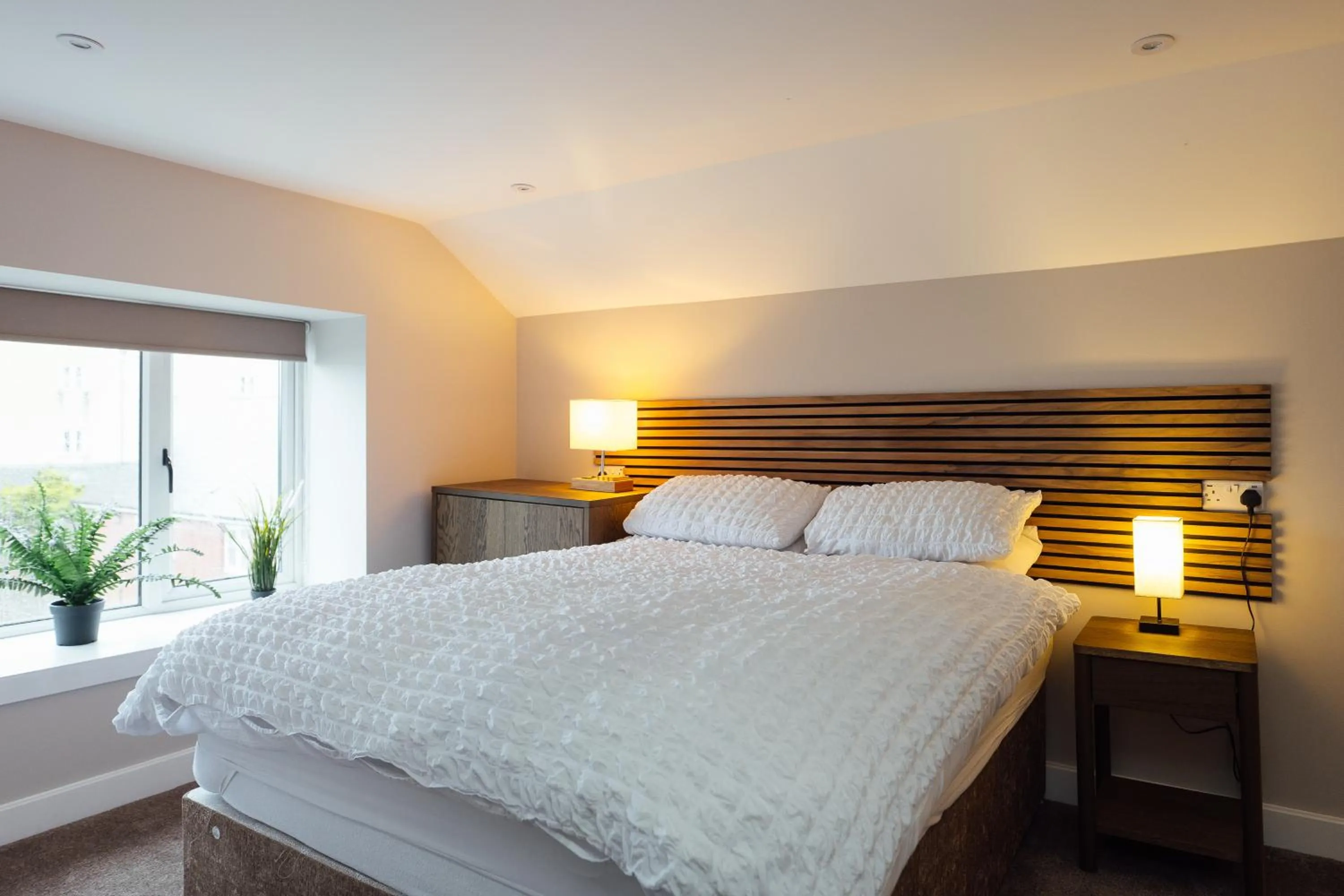 Bed in The Dolphin Hotel & Restaurant