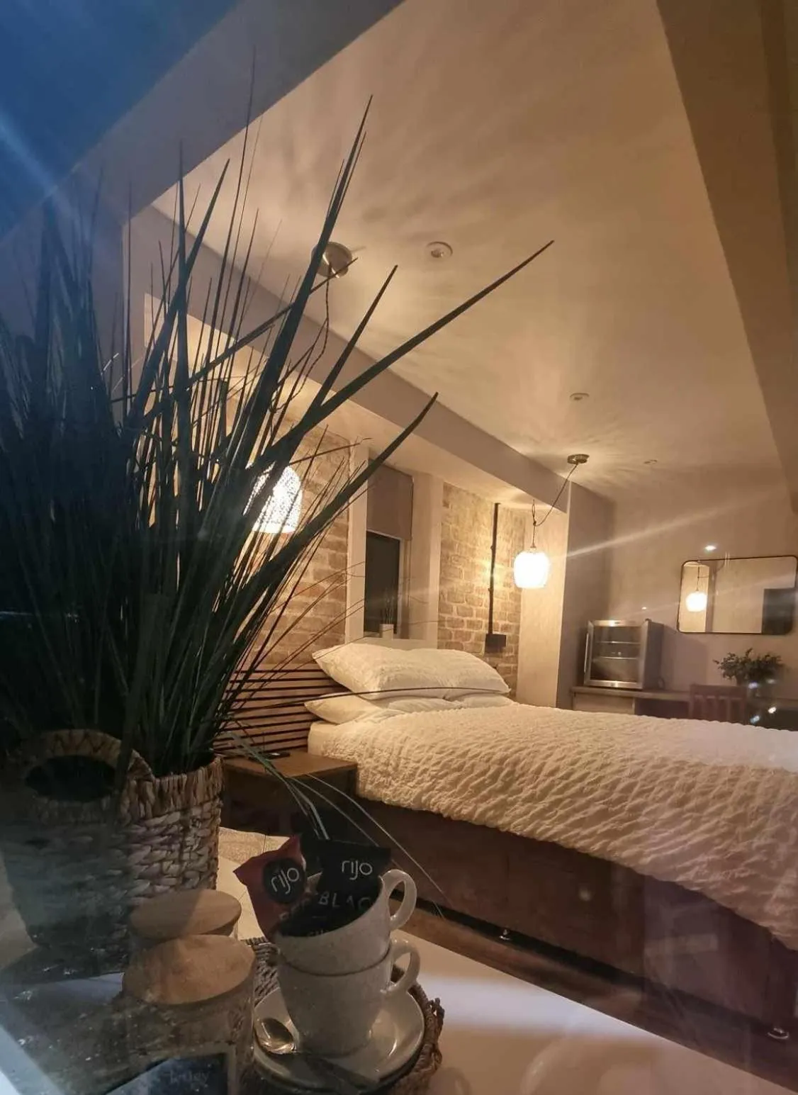 Bed in The Dolphin Hotel & Restaurant