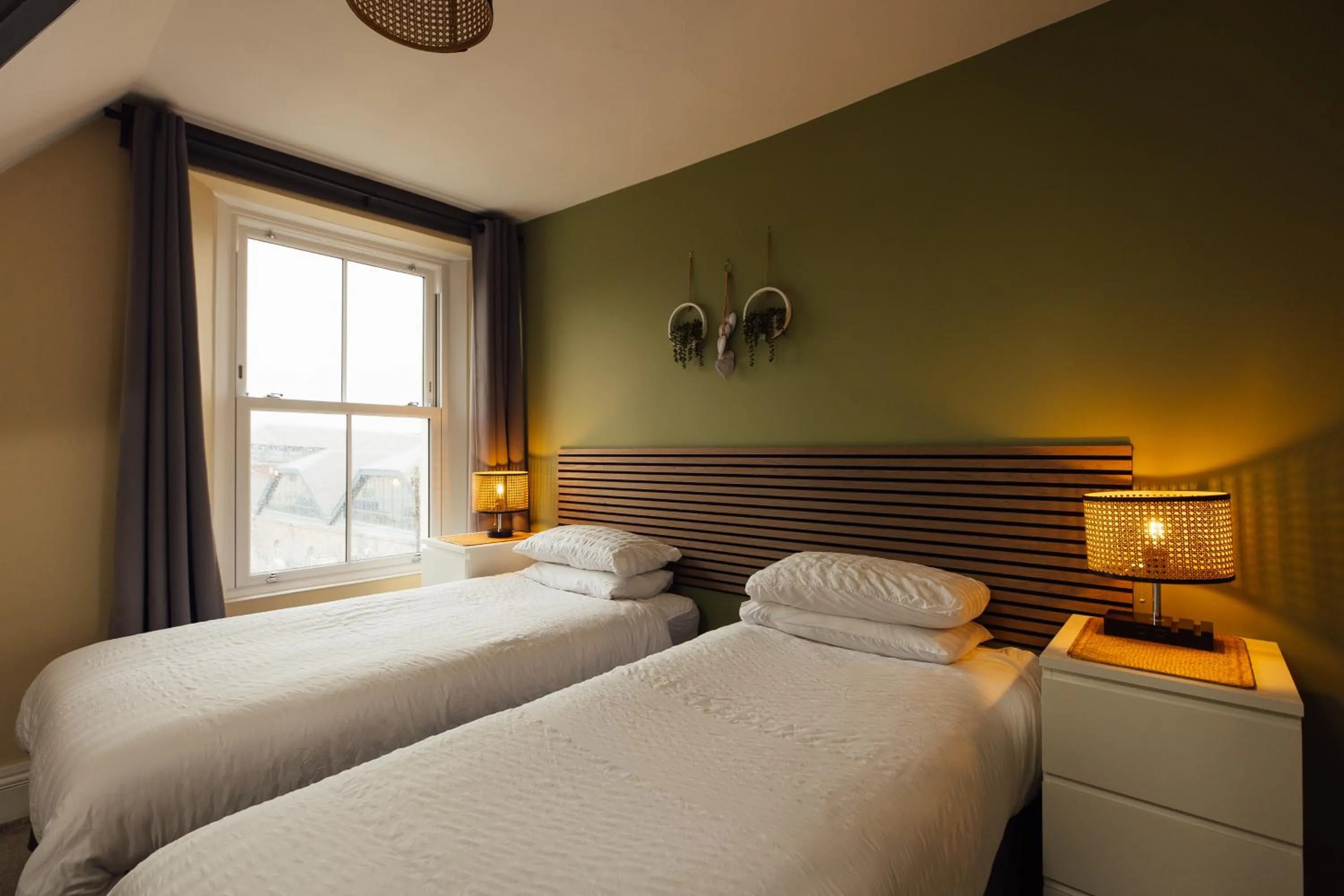 Bed in The Dolphin Hotel & Restaurant