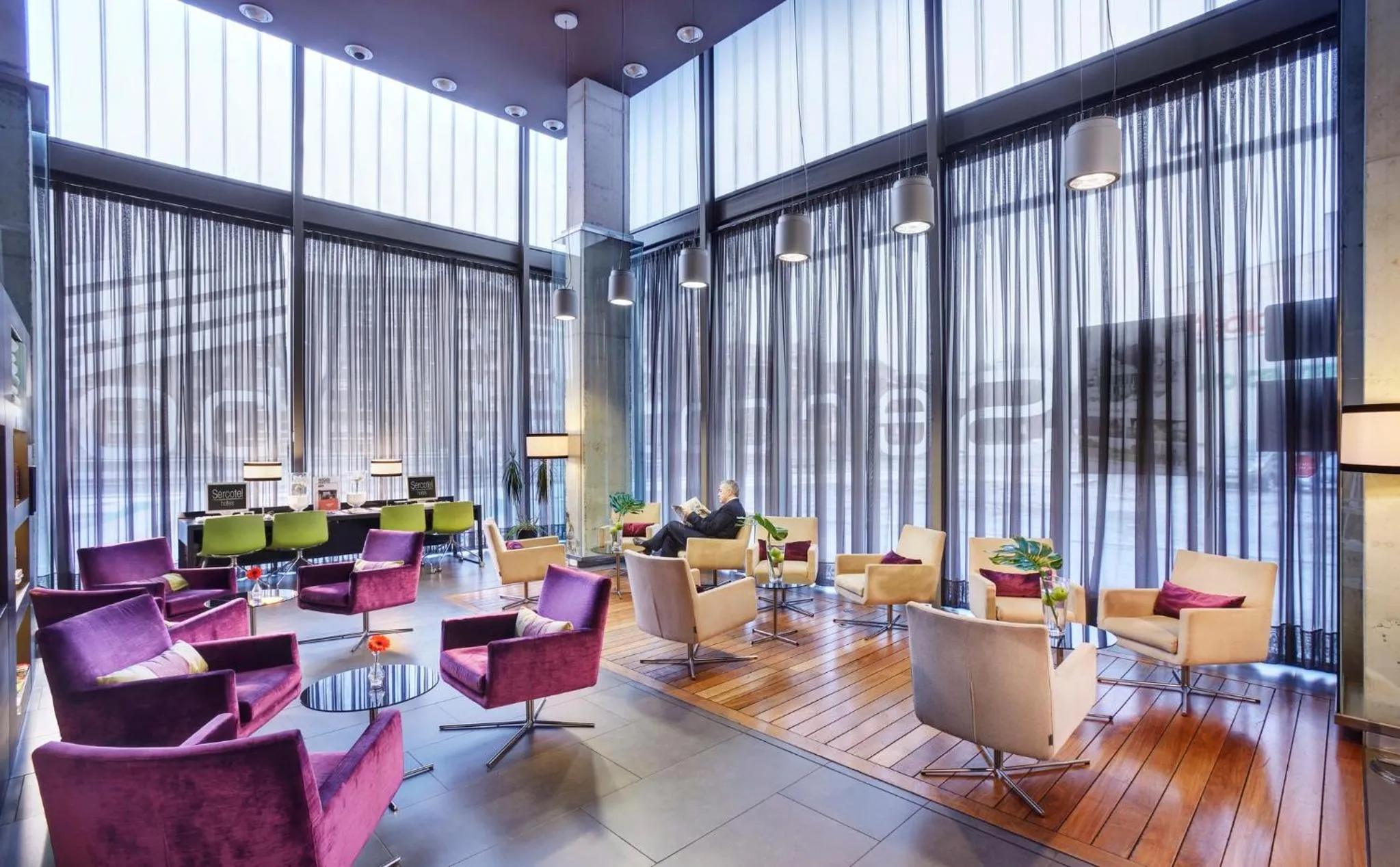 Decorative detail in Sercotel Boulevard Vitoria-Gasteiz