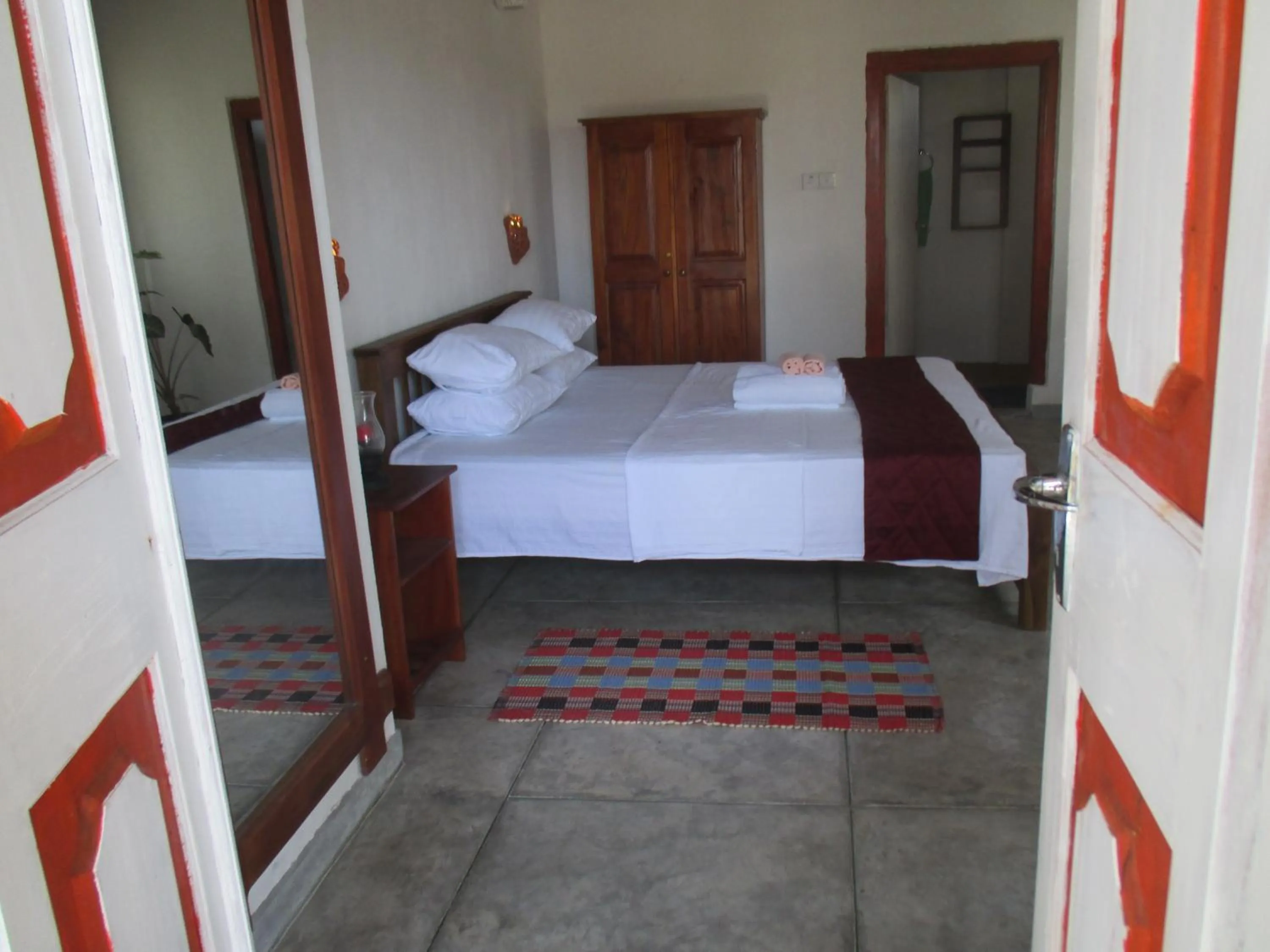 Bed in Sithila Villa