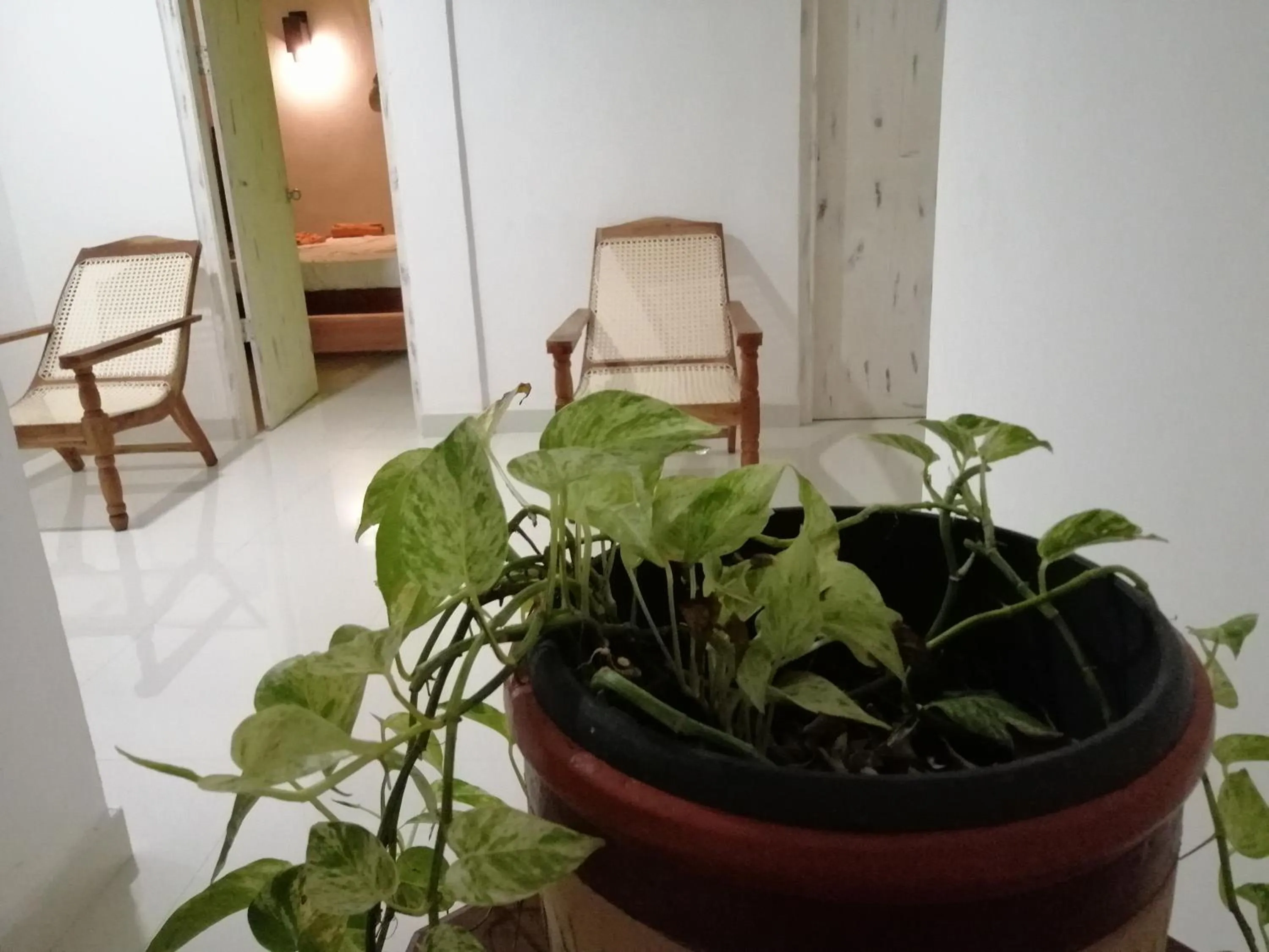 Seating area in Sithila Villa