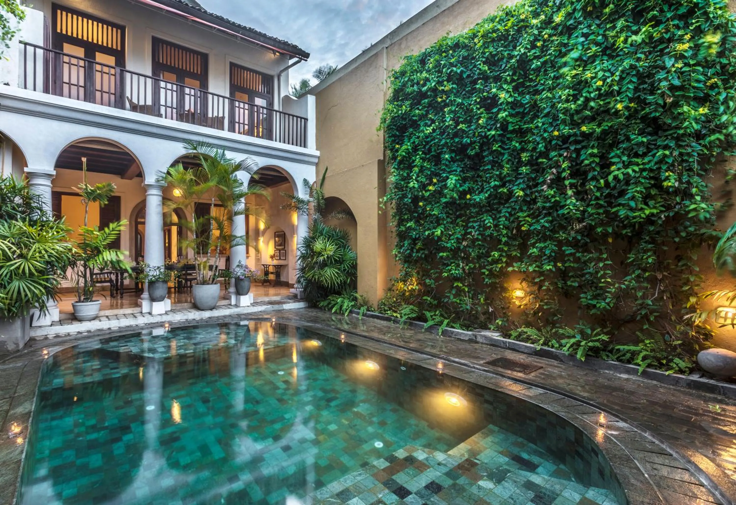 Pool view in Thambili House by Edwards Collection - Galle Fort