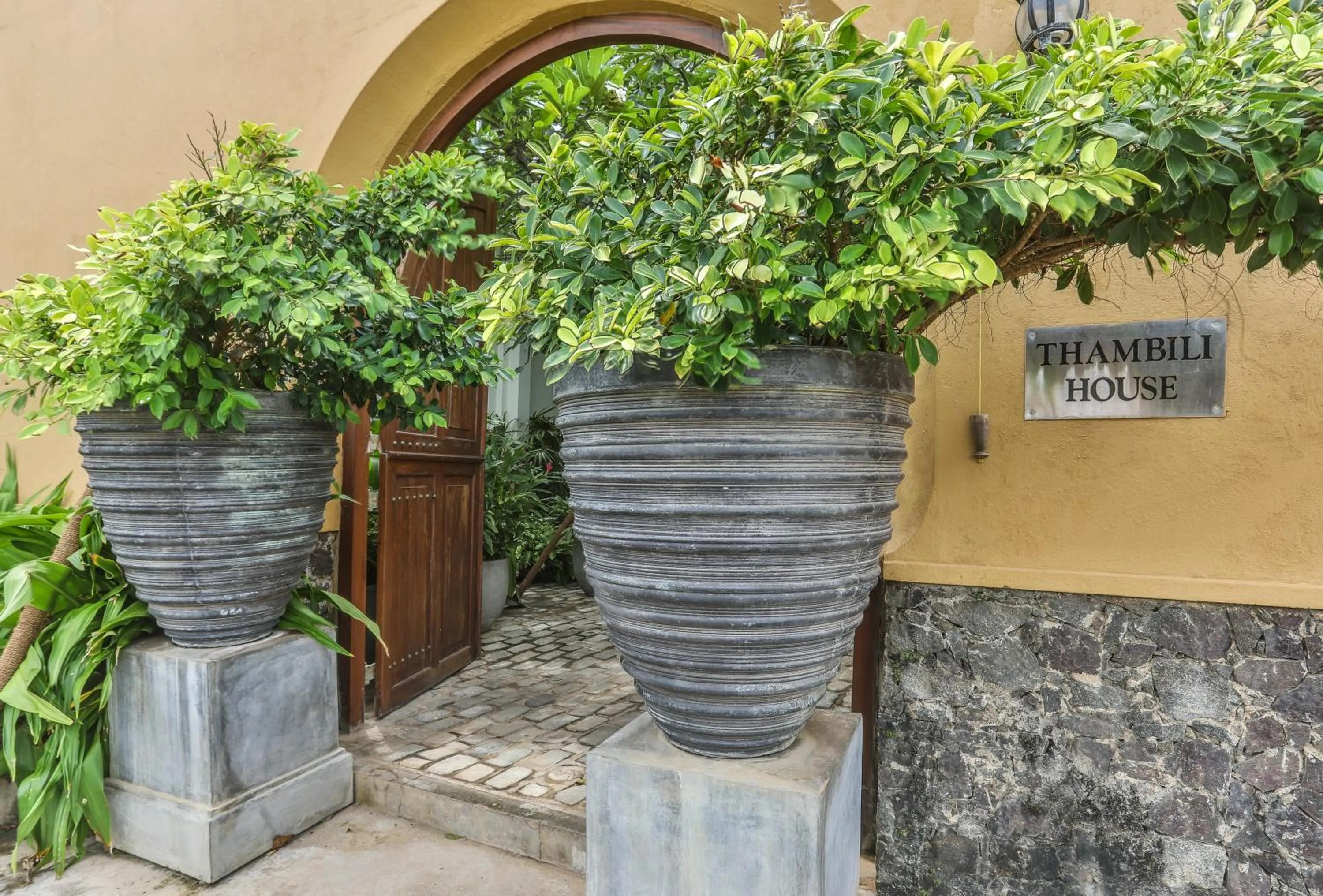 Facade/entrance in Thambili House by Edwards Collection - Galle Fort