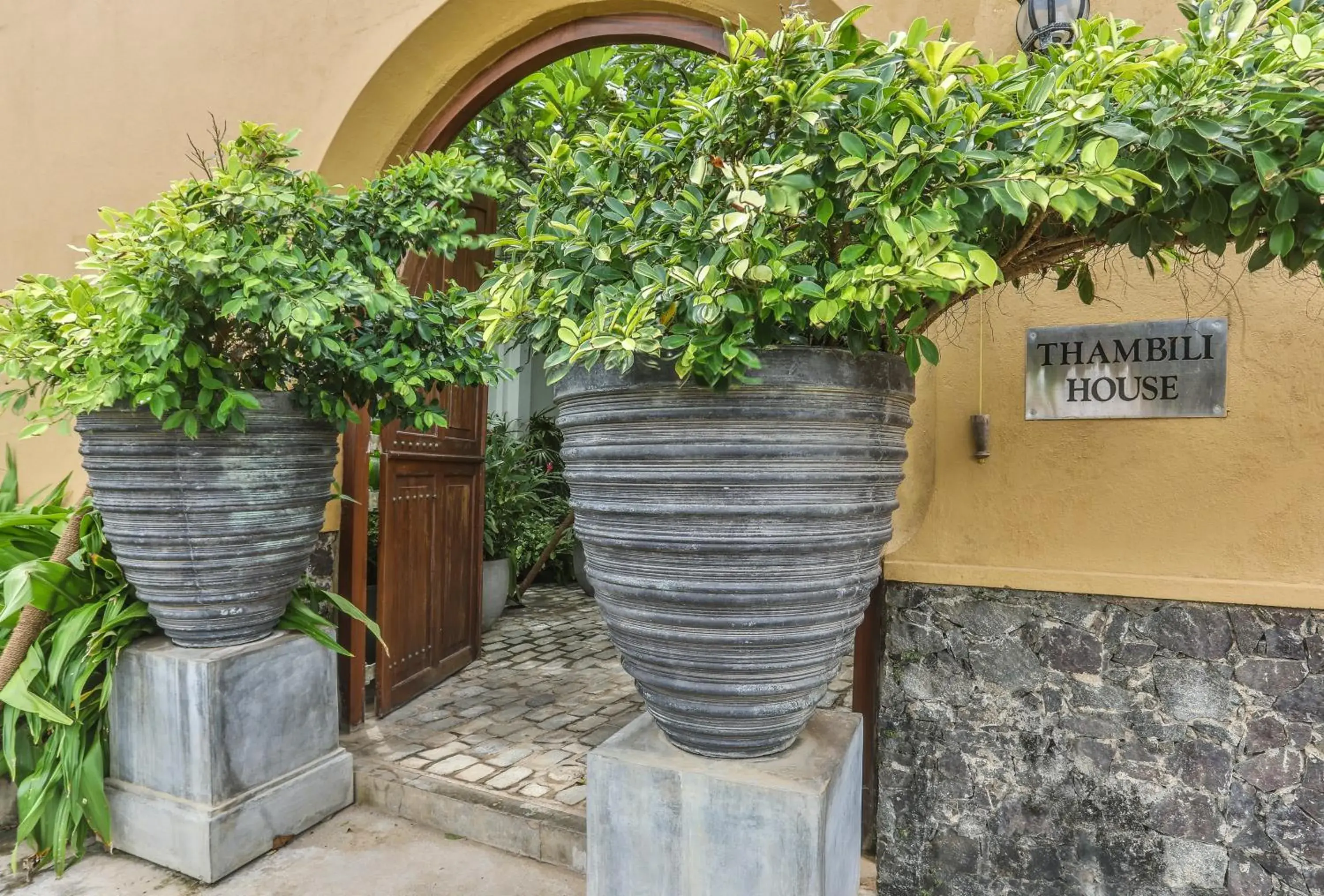 Facade/entrance in Thambili House by Edwards Collection - Galle Fort Facade/entrance in Thambili House by Edwards Collection - Galle Fort