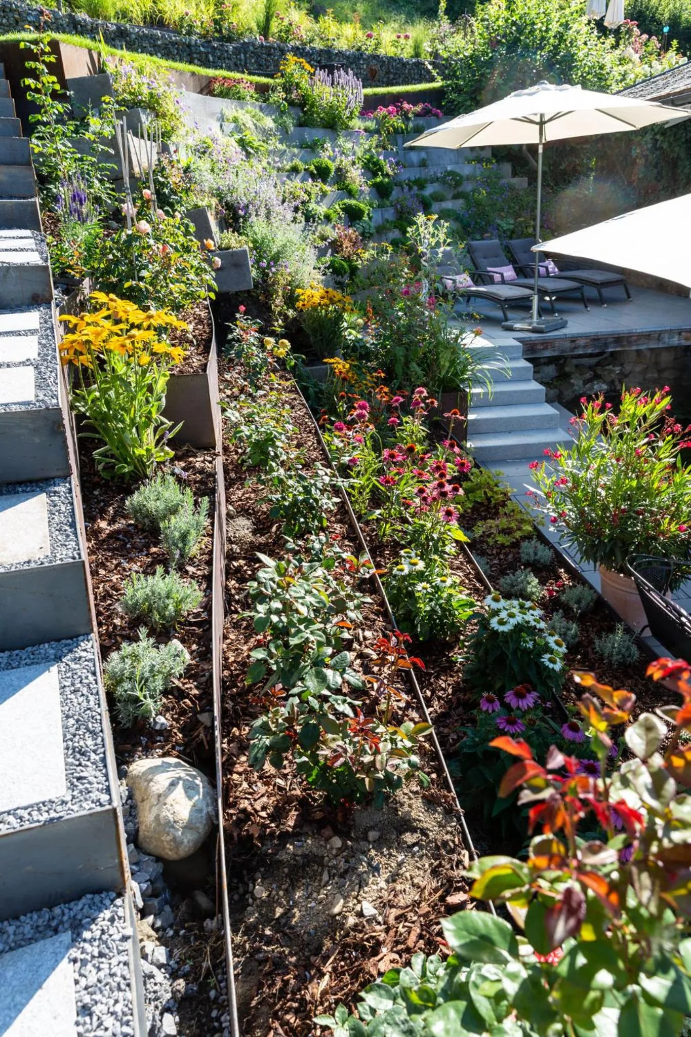 Garden in Boutiquehotel Bergvilla