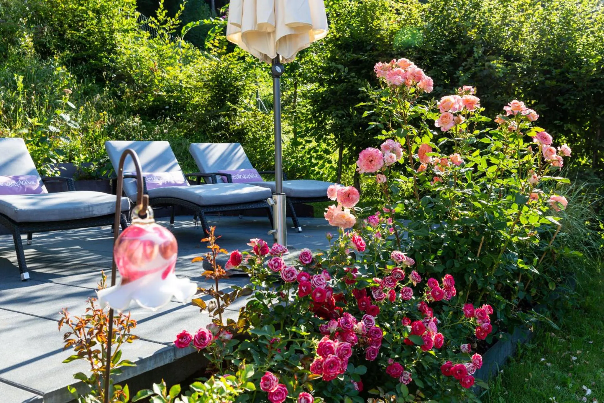 Garden in Boutiquehotel Bergvilla