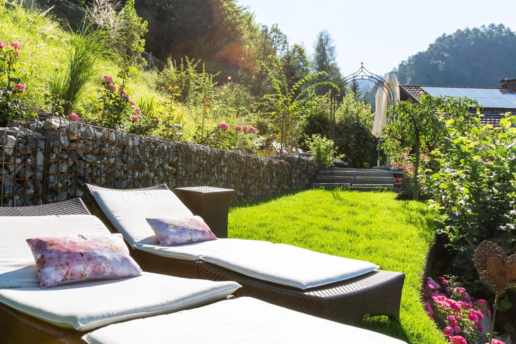 Garden in Boutiquehotel Bergvilla