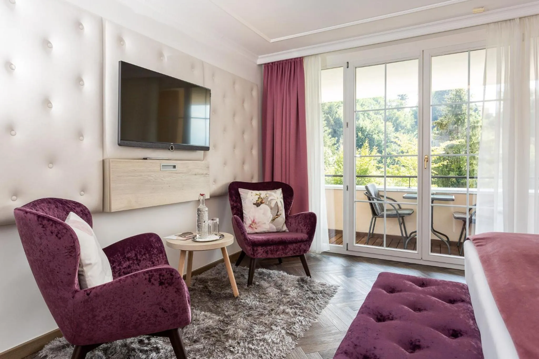 Seating area in Boutiquehotel Bergvilla