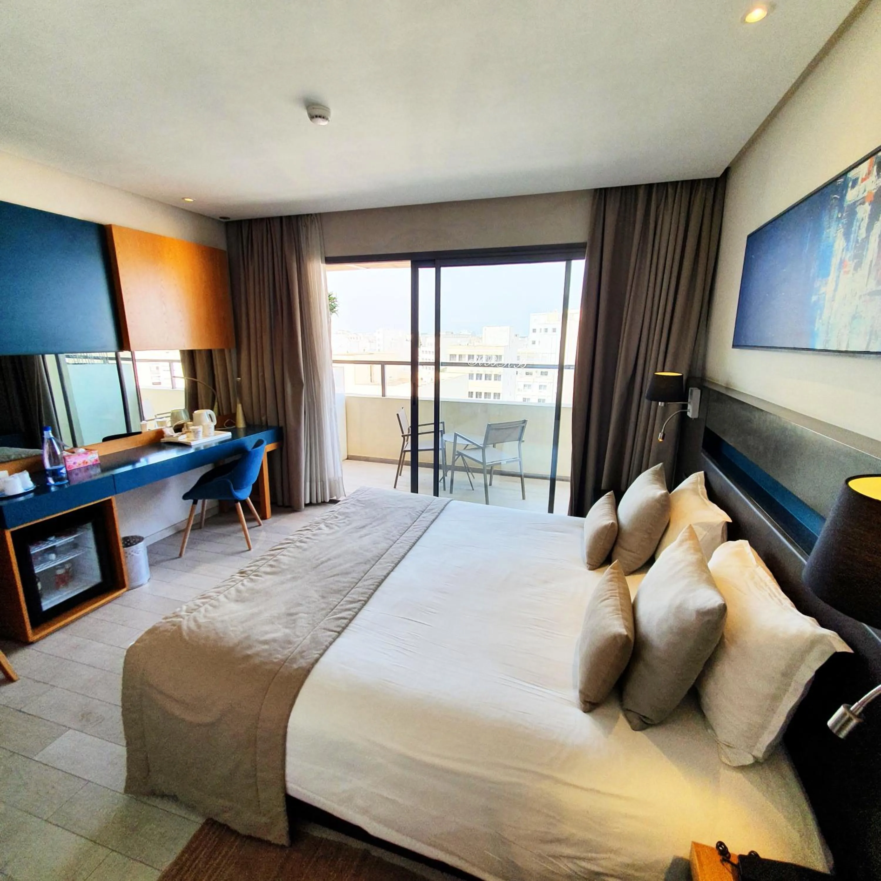 Bedroom, Bed in Hôtel Belvédère Fourati