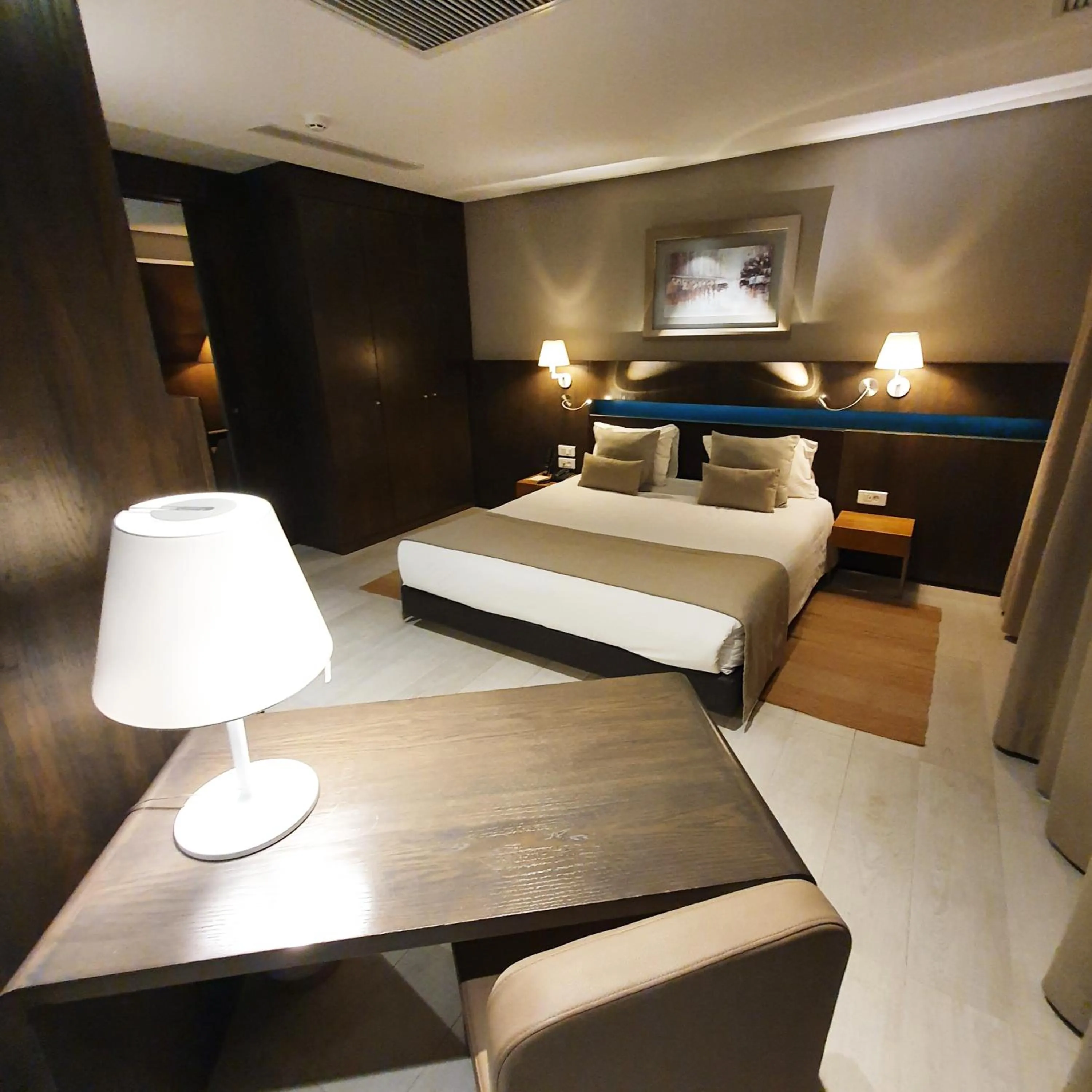 Bed in Hôtel Belvédère Fourati