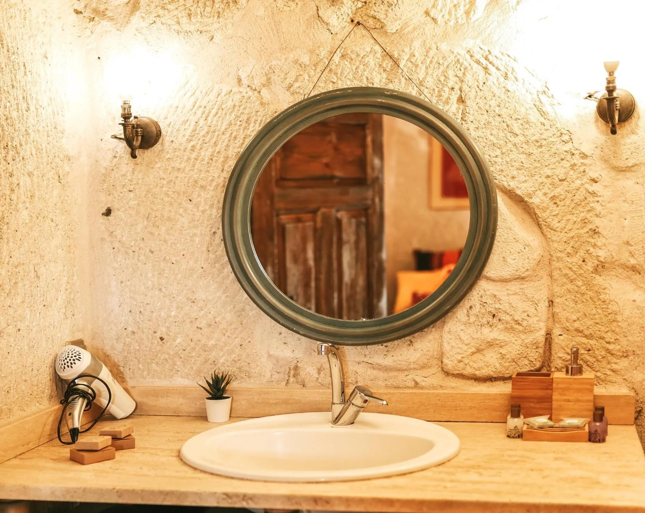 Bathroom in Elaa Cave Hotel