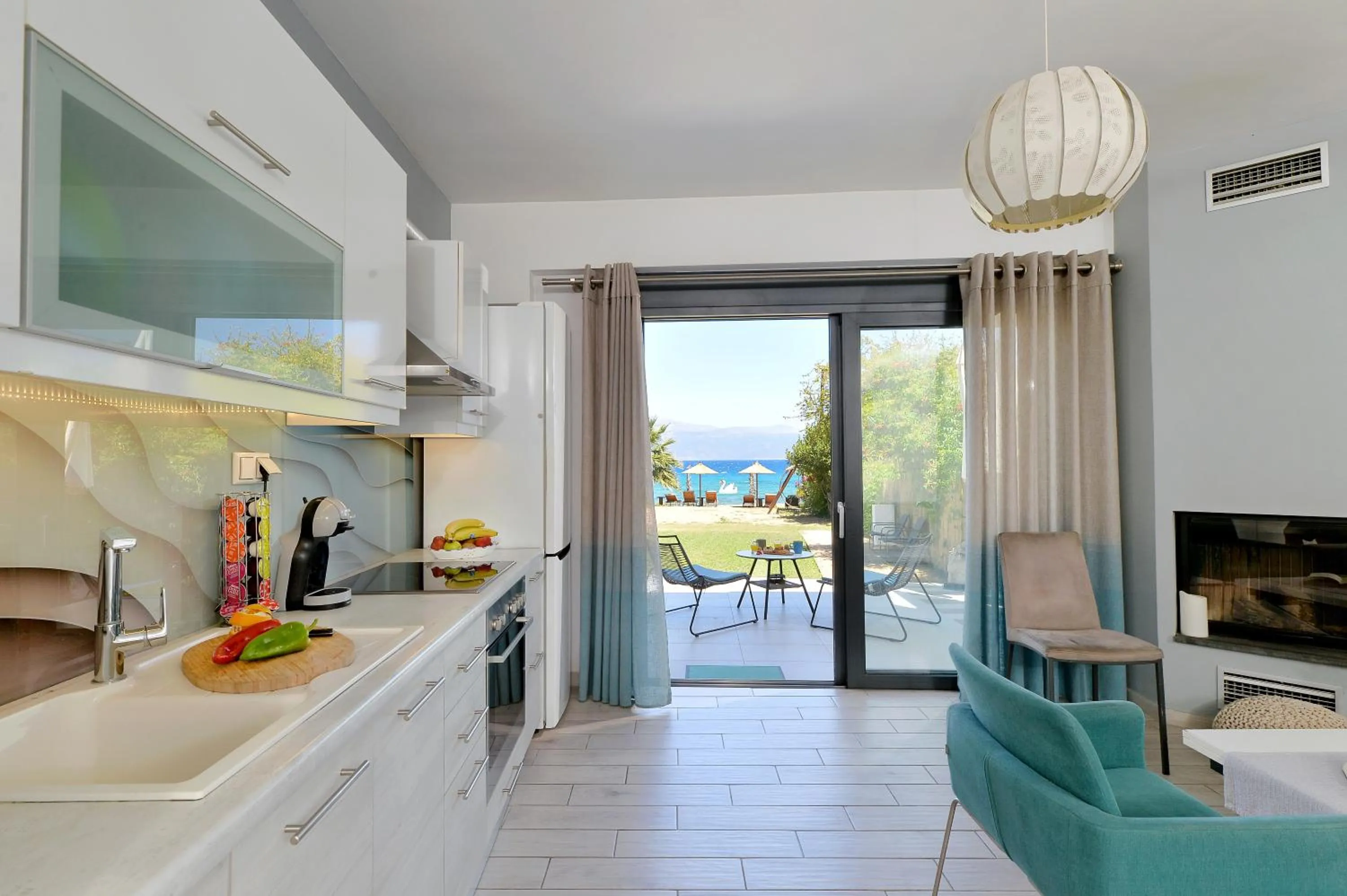 kitchen in Seacret Apartments